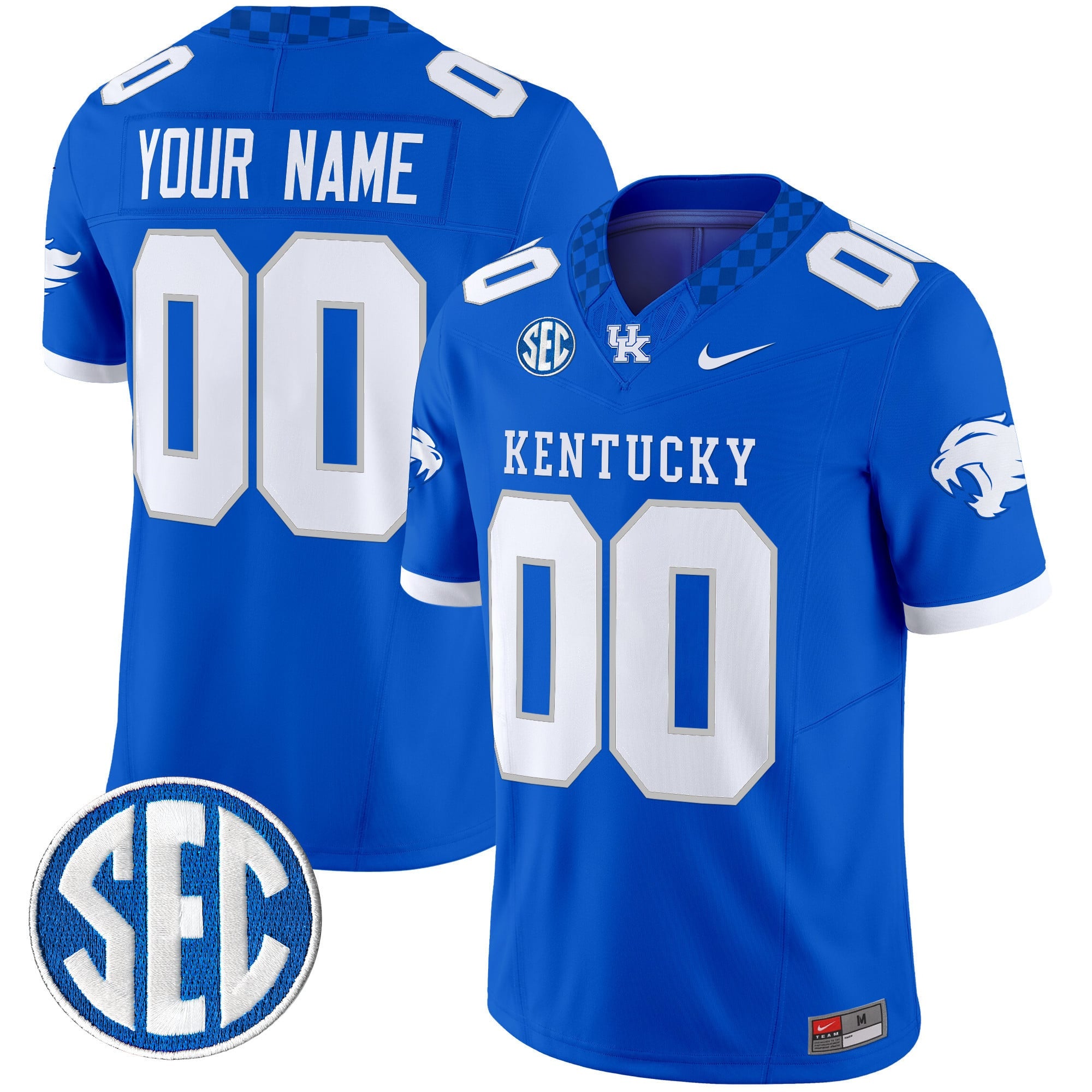 Kentucky Wildcats 2024 Vapor Limited Custom Jersey - All Stitched