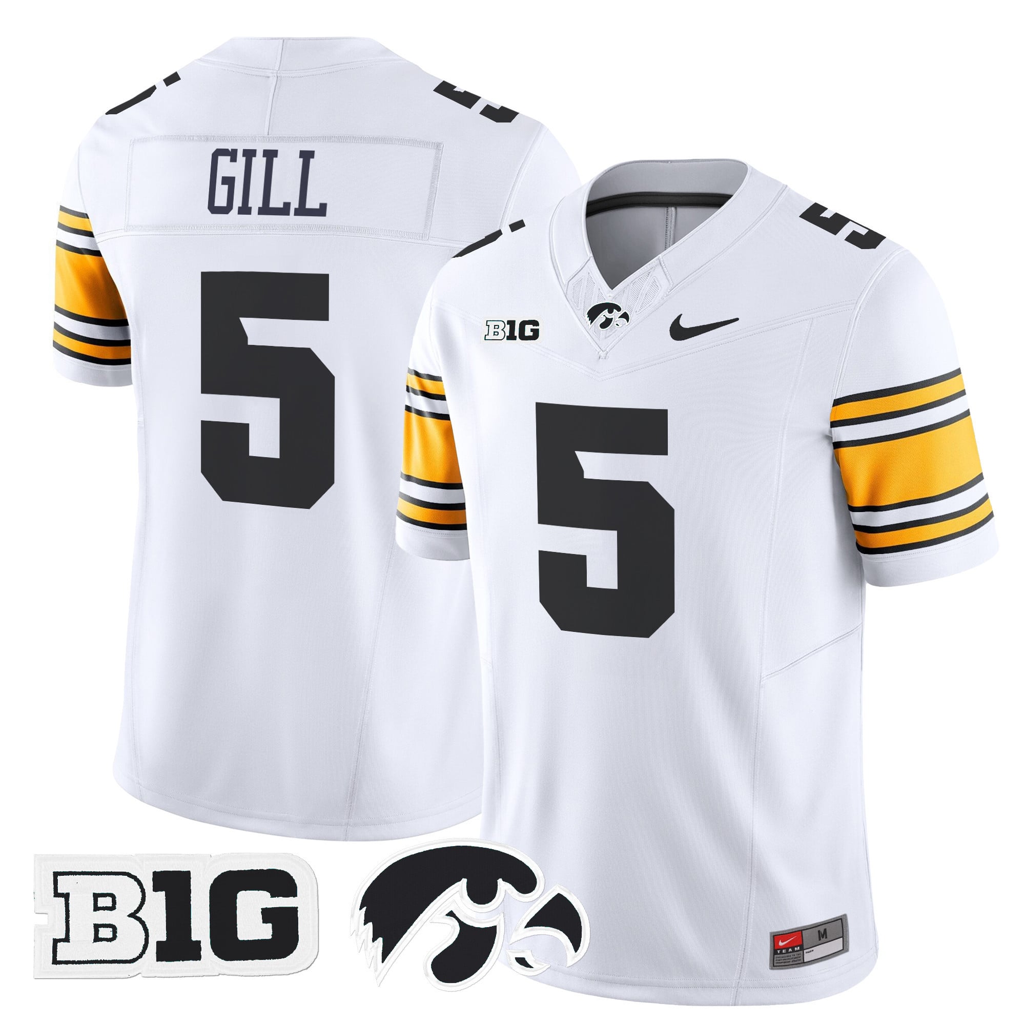 Men's Iowa Hawkeyes 2024 Vapor Limited Jersey - All Stitched