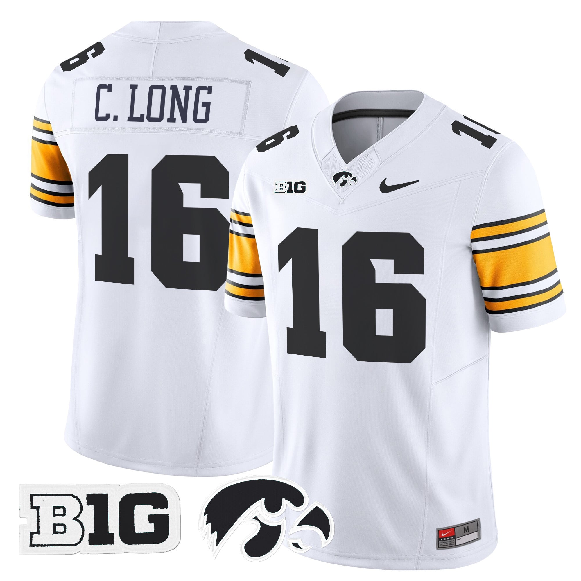 Men's Iowa Hawkeyes 2024 Vapor Limited Jersey - All Stitched