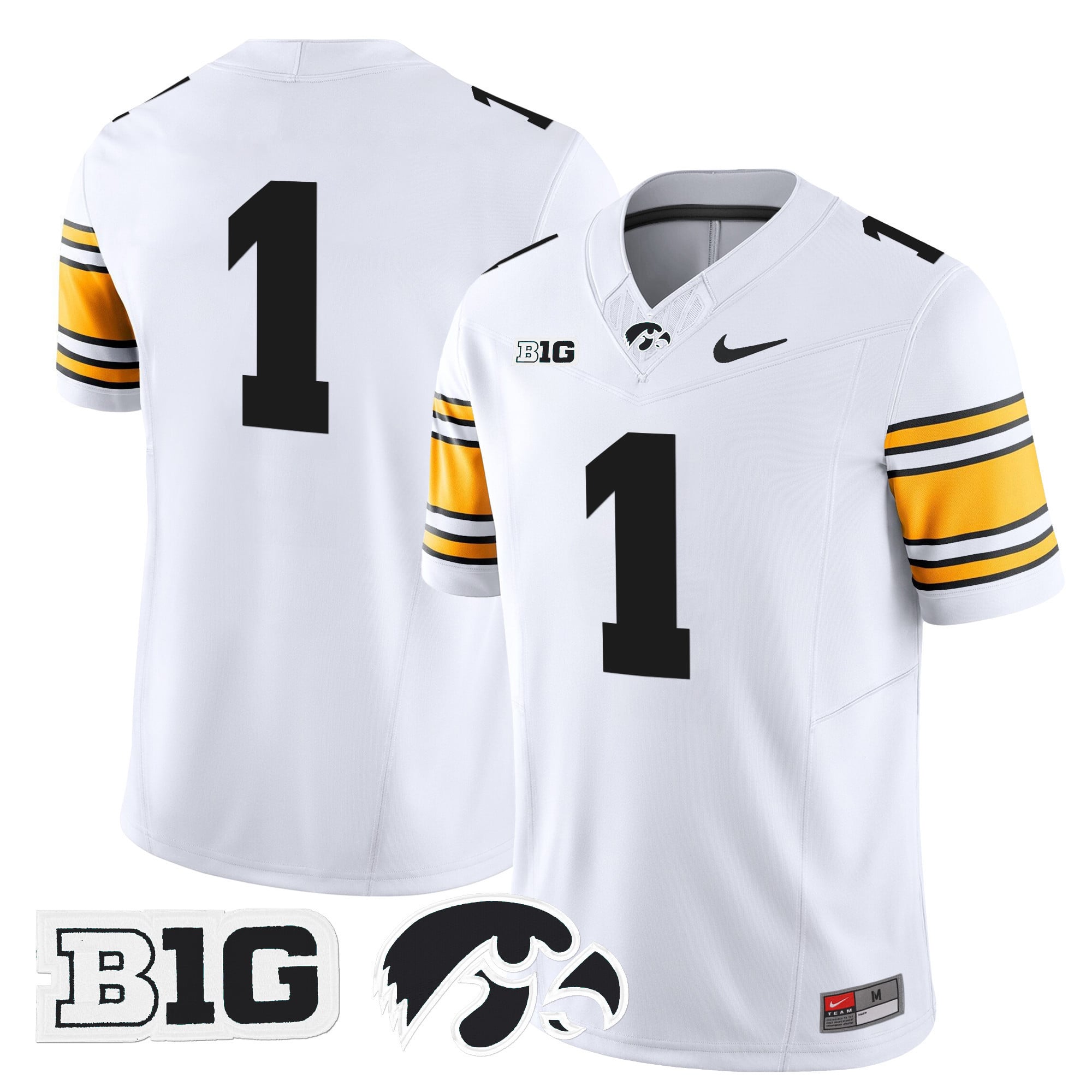 Men's Iowa Hawkeyes 2024 Vapor Limited Jersey - All Stitched