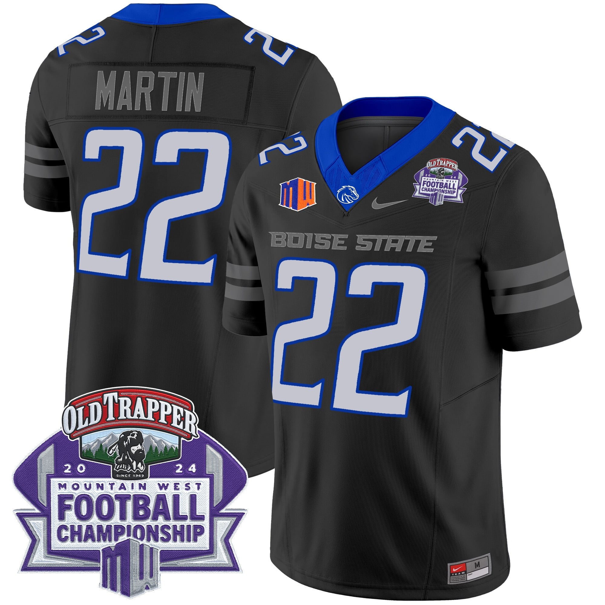 Men's Boise State Broncos 2024 Championship Vapor Limited Jersey - All Stitched