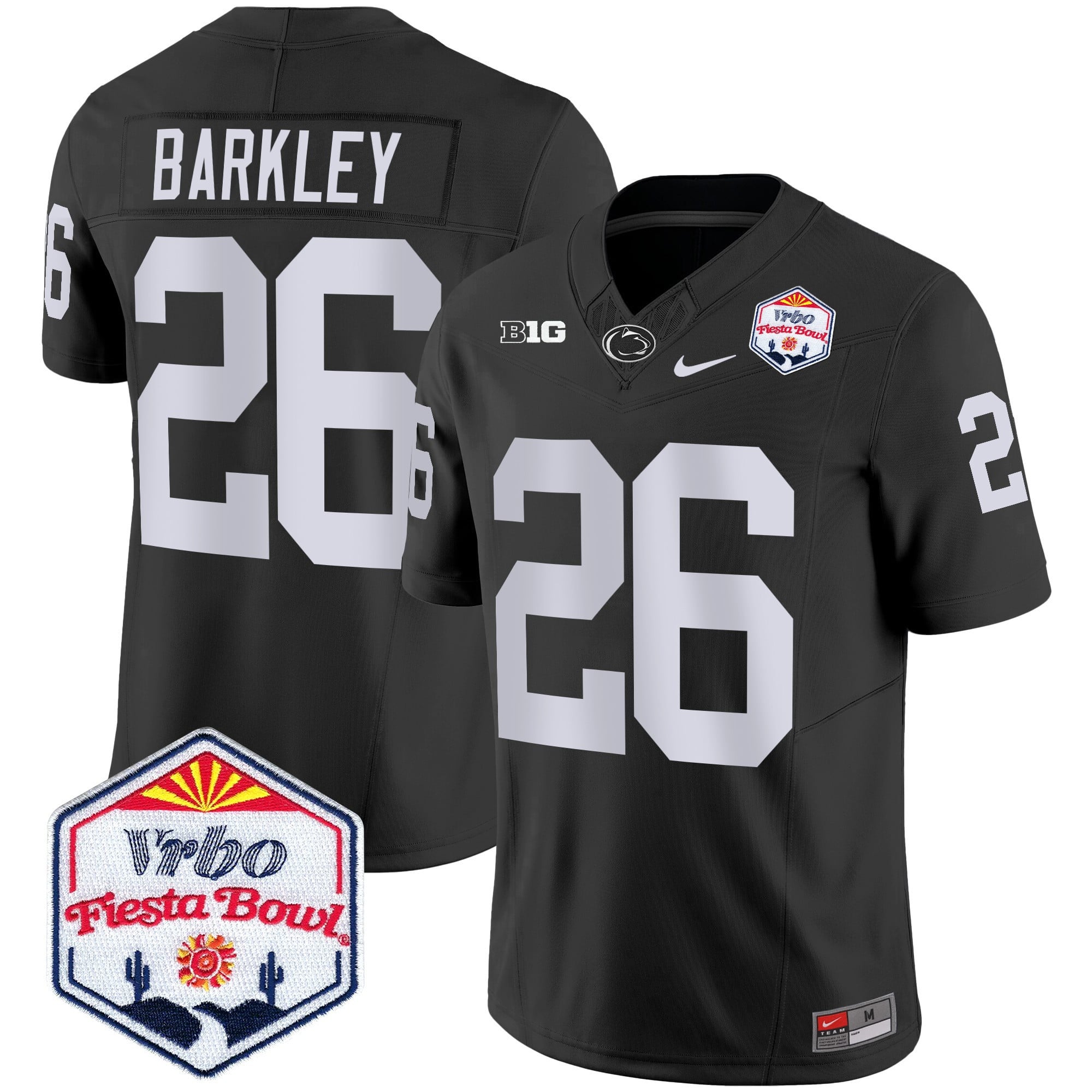 Men's Penn State Nittany Lions 2024 The Fiesta Bowl Patch Vapor Limited Jersey - All Stitched