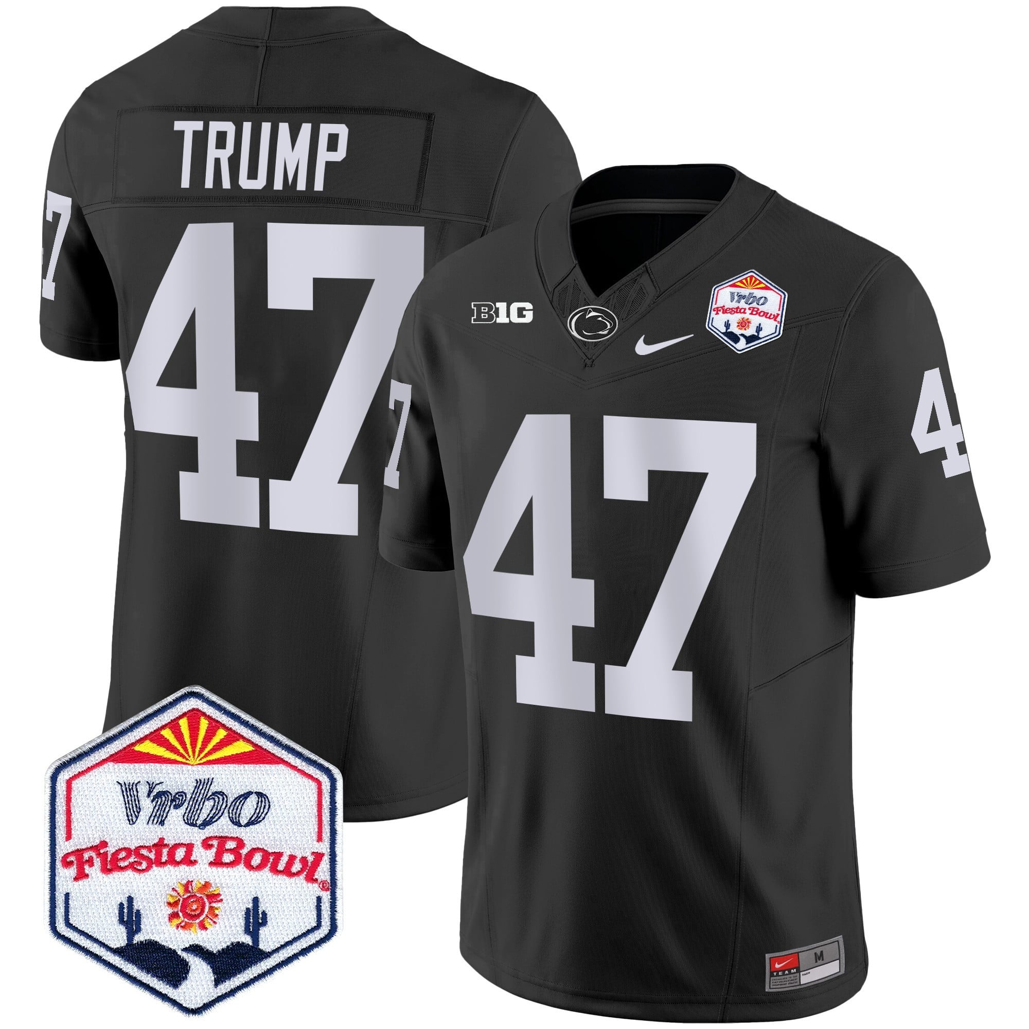 Men's Penn State Nittany Lions 2024 The Fiesta Bowl Patch Vapor Limited Jersey - All Stitched