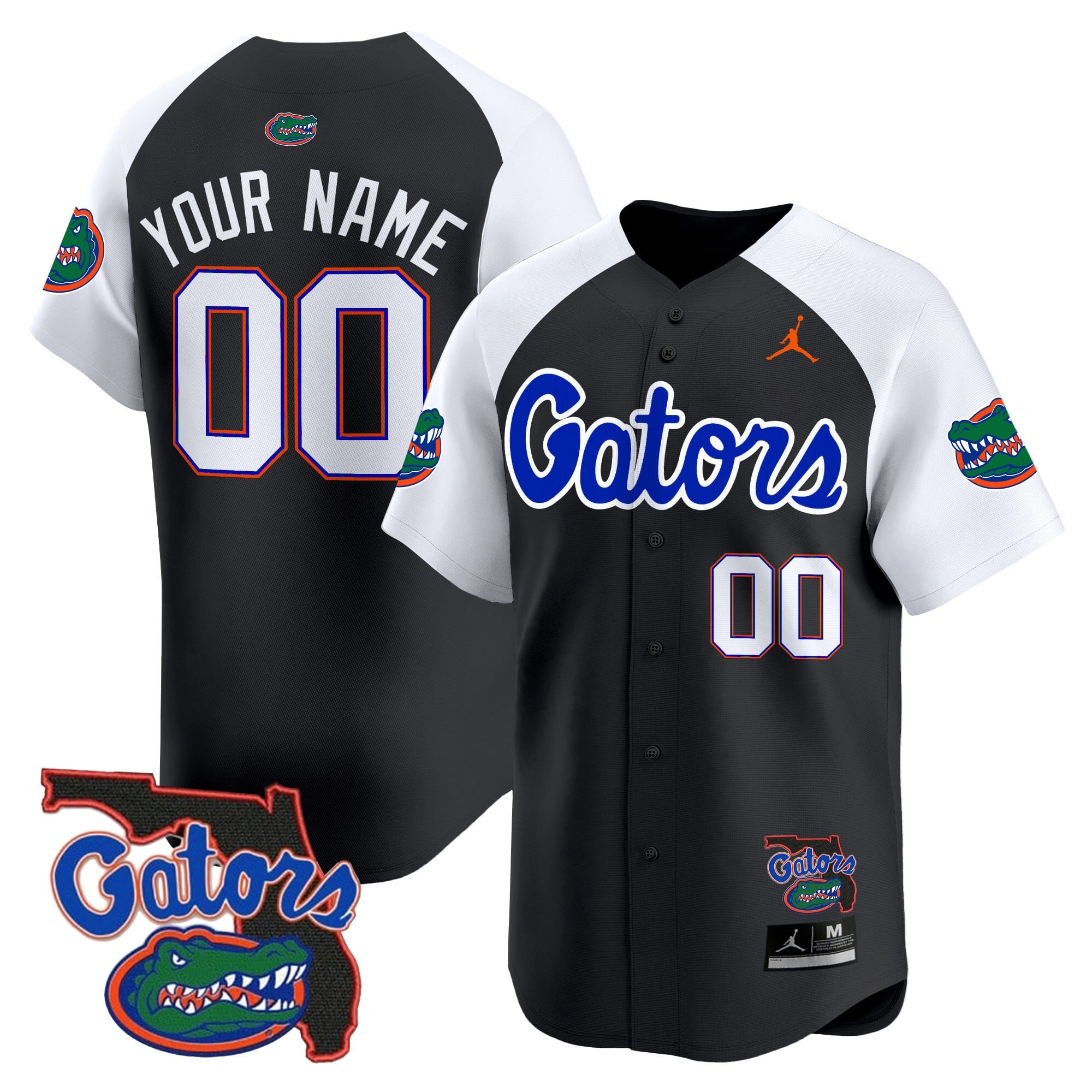 Florida Gators 2024 Florida Patch Vapor Baseball Custom Jersey - All Stitched