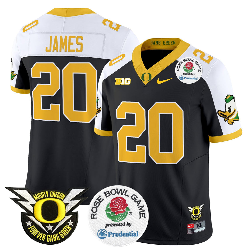 Men's Oregon Ducks 2024 Rose Bowl Vapor Limited Jersey - All Stitched