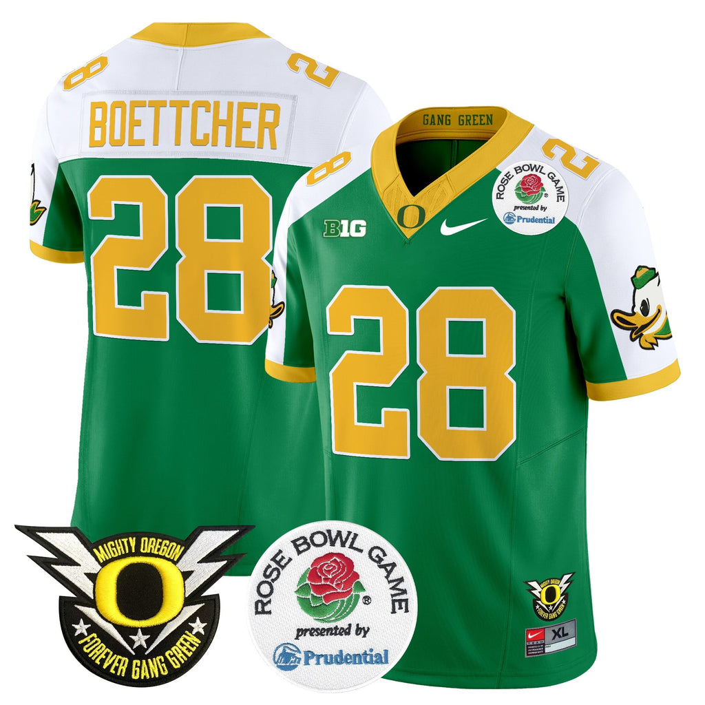 Men's Oregon Ducks 2024 Rose Bowl Vapor Limited Jersey - All Stitched