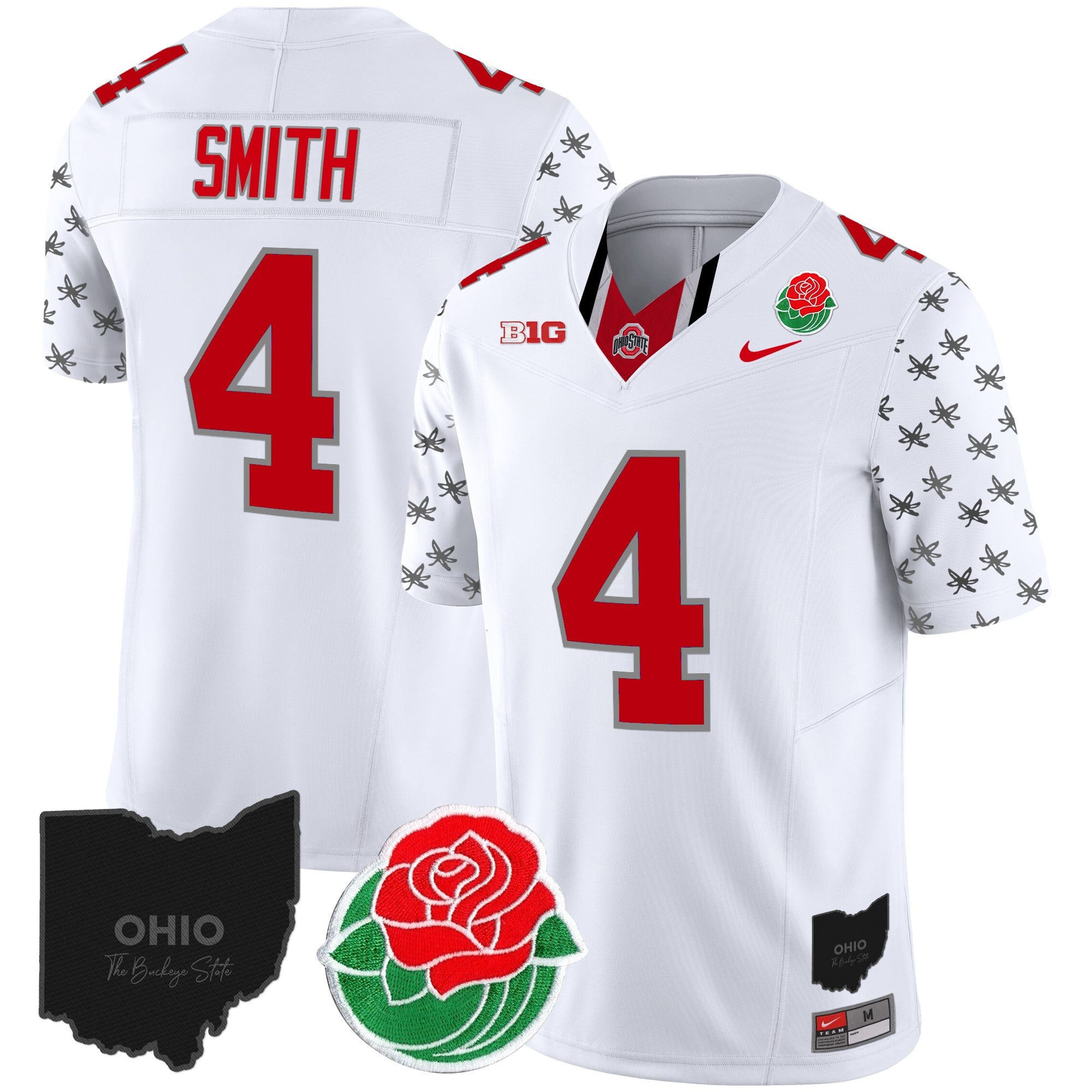 Men's Ohio State Buckeyes Rose Bowl Vapor Limited Jersey - All Stitched