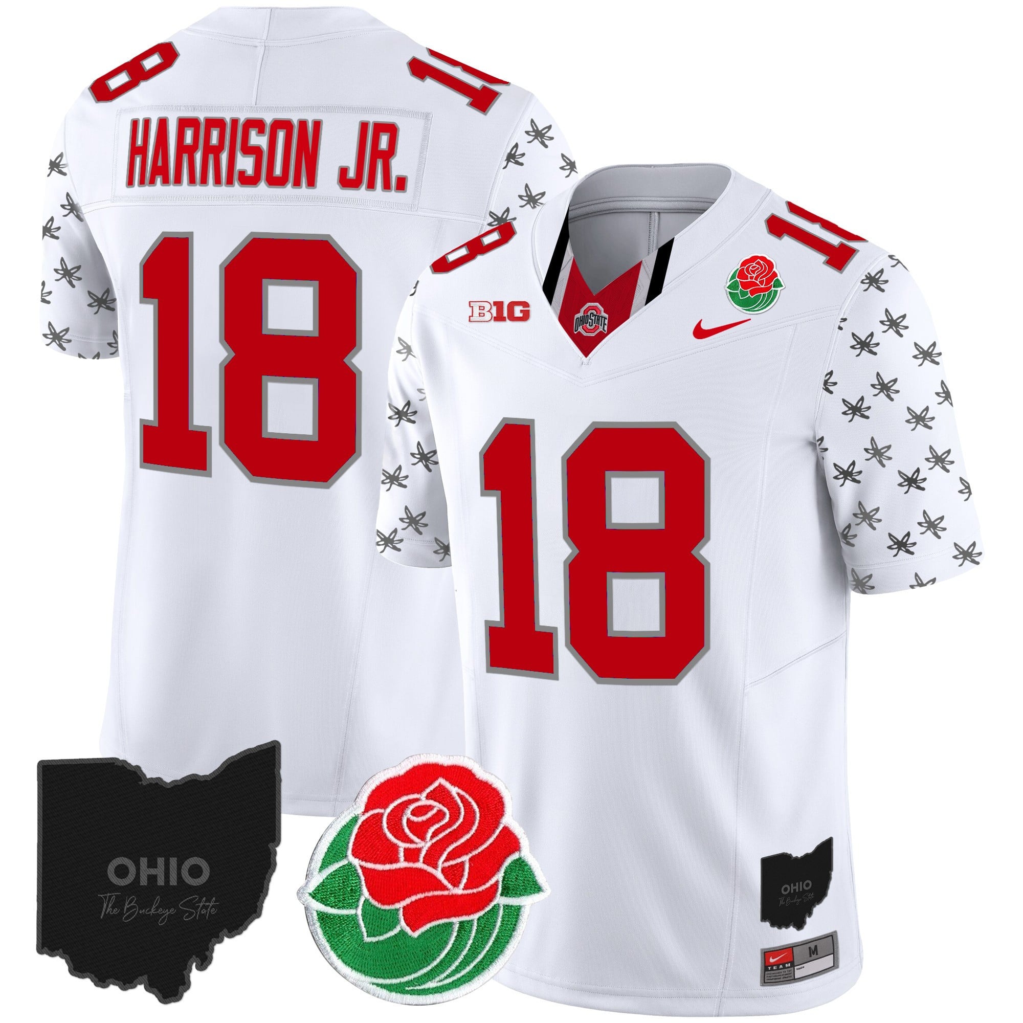Men's Ohio State Buckeyes Rose Bowl Vapor Limited Jersey - All Stitched