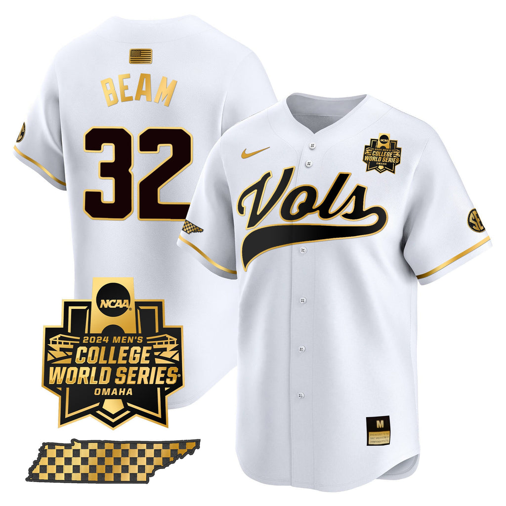 Men's Tennessee Volunteers 2024 College World Series Vapor Premier Limited Jersey V2 - All Stitched