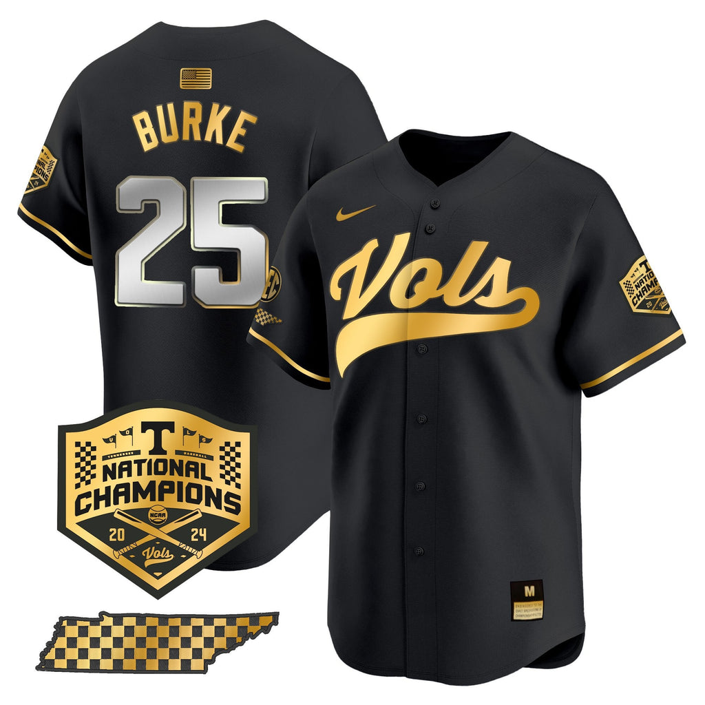 Men's Tennessee Volunteers 2024 Champions Vapor Premier Limited Jersey - All Stitched