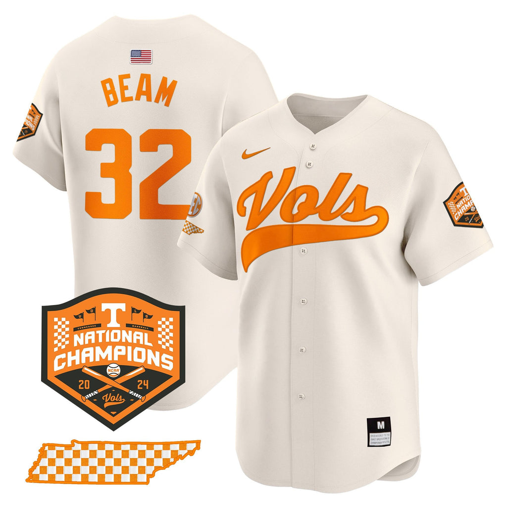 Men's Tennessee Volunteers 2024 Champions Vapor Premier Limited Jersey - All Stitched