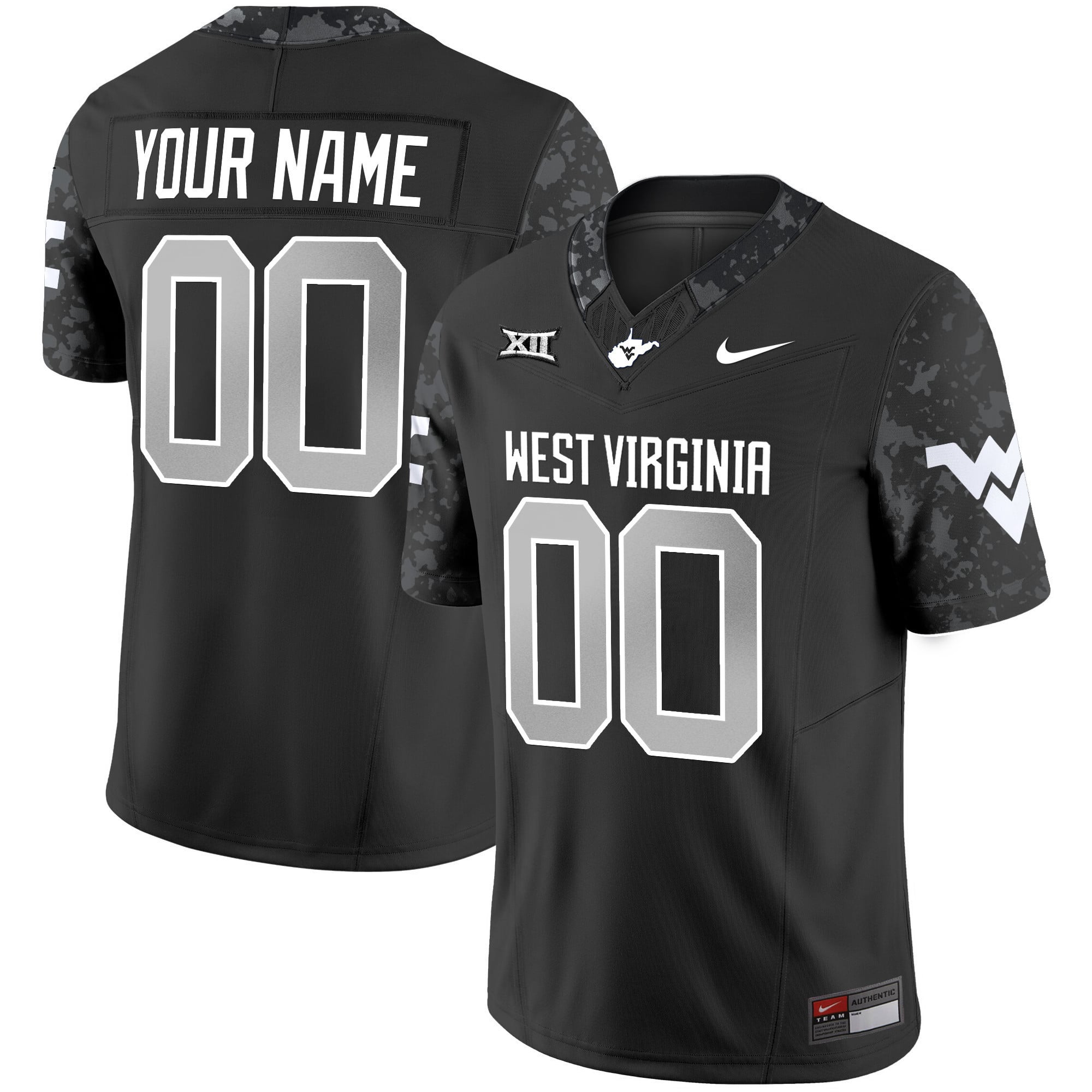 Custom West Virginia Mountaineers 2024 Vapor Limited Jersey V2 - All Stitched