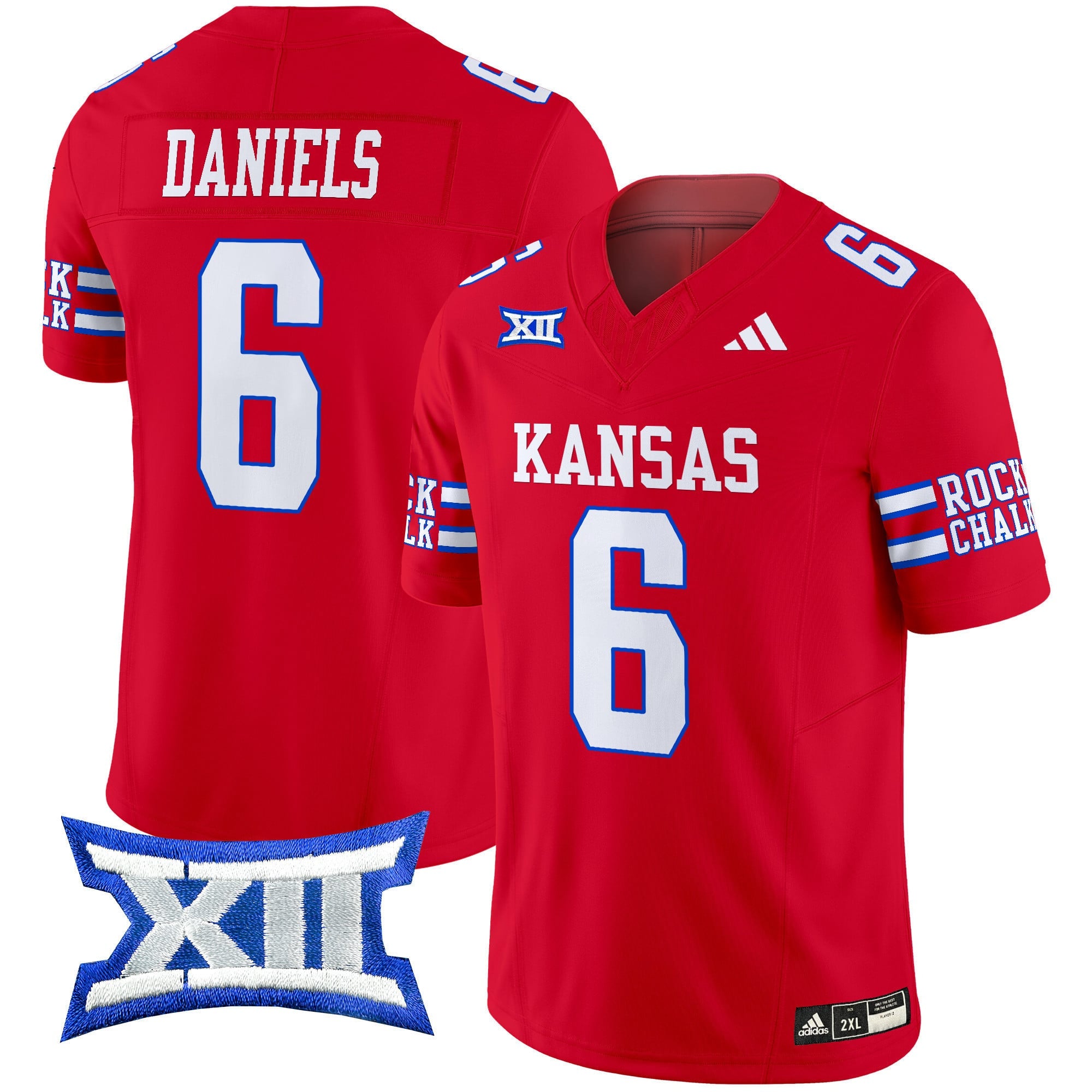 Men's Kansas Jayhawks 2024 Vapor Limited Jersey - All Stitched
