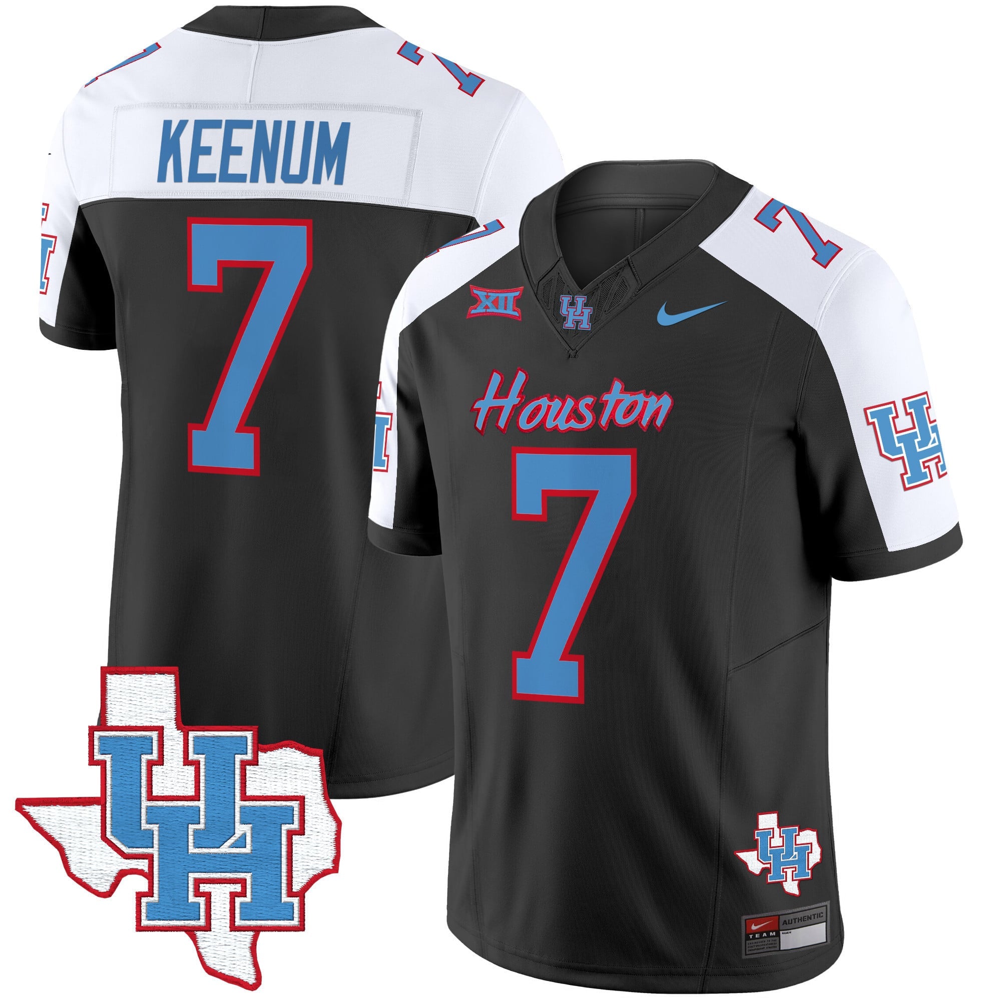 Men's Houston Cougars 2024 Oilers Inspired Vapor Limited Jersey - All Stitched