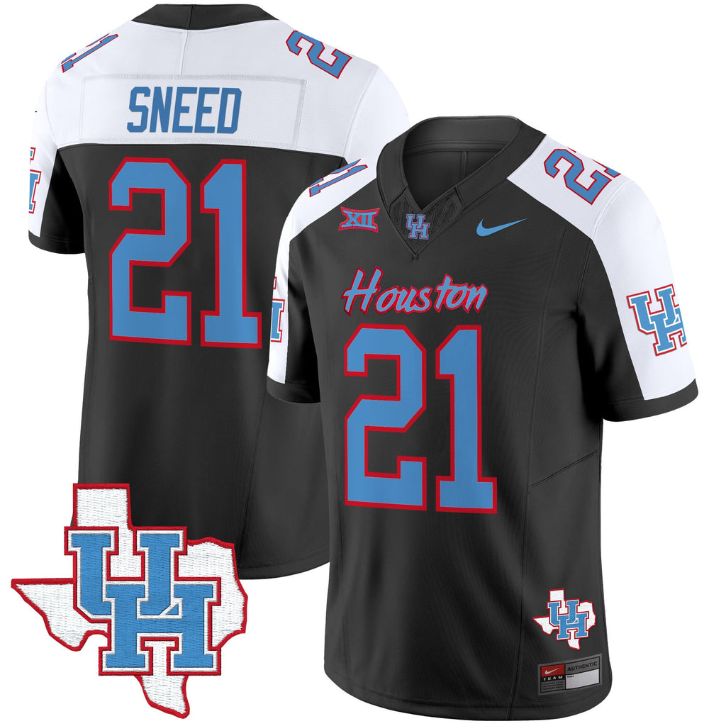 Men's Houston Cougars 2024 Oilers Inspired Vapor Limited Jersey - All Stitched