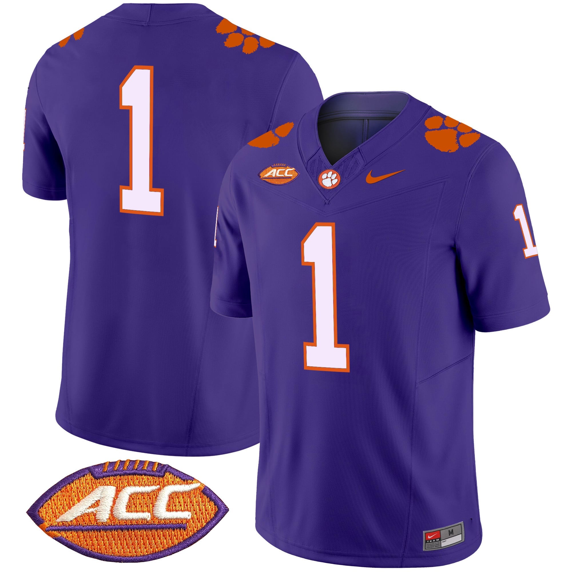 Men's Clemson Tigers Vapor Limited Jersey V2 - All Stitched