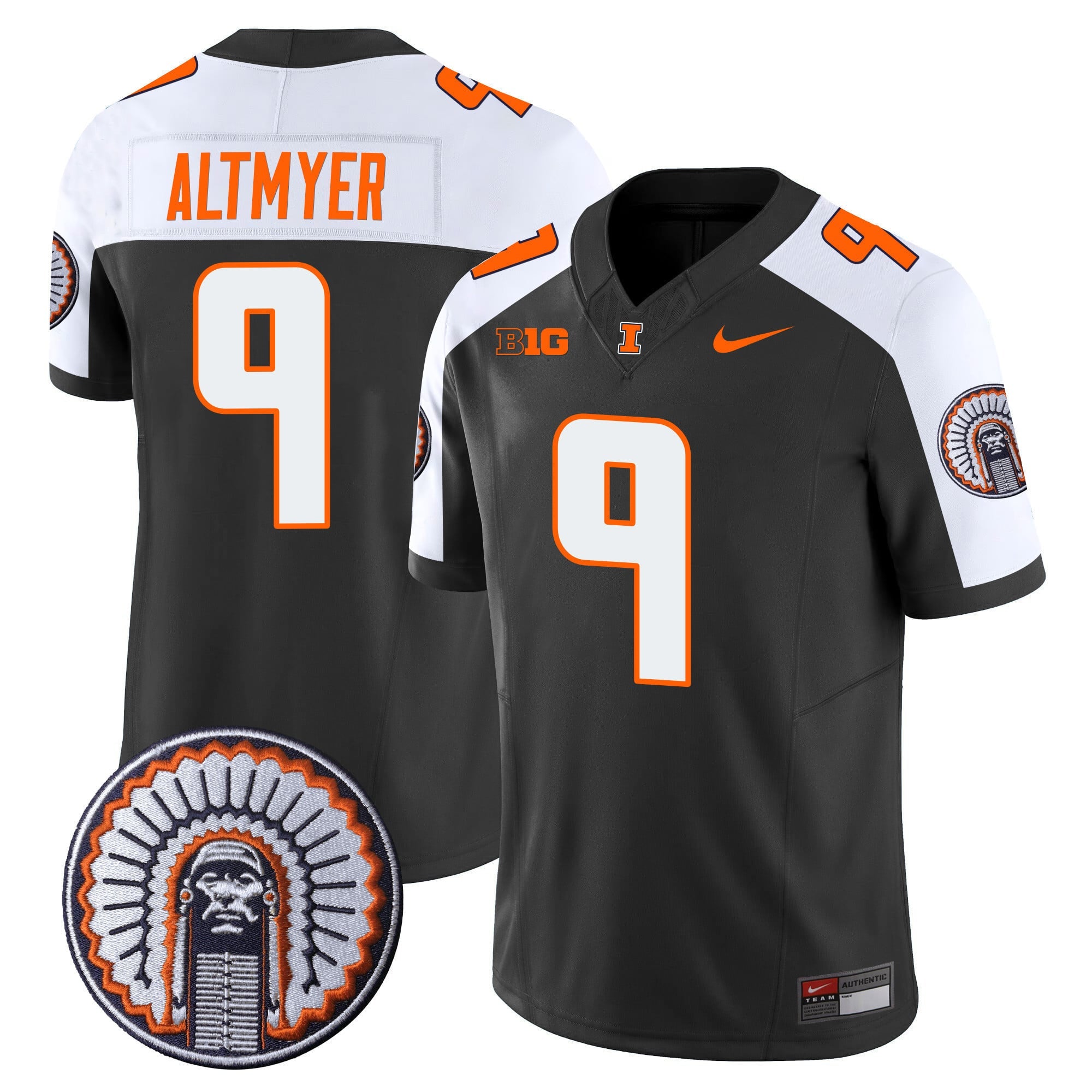 Men's Illinois Fighting Illini Vapor Limited Jersey - All Stitched