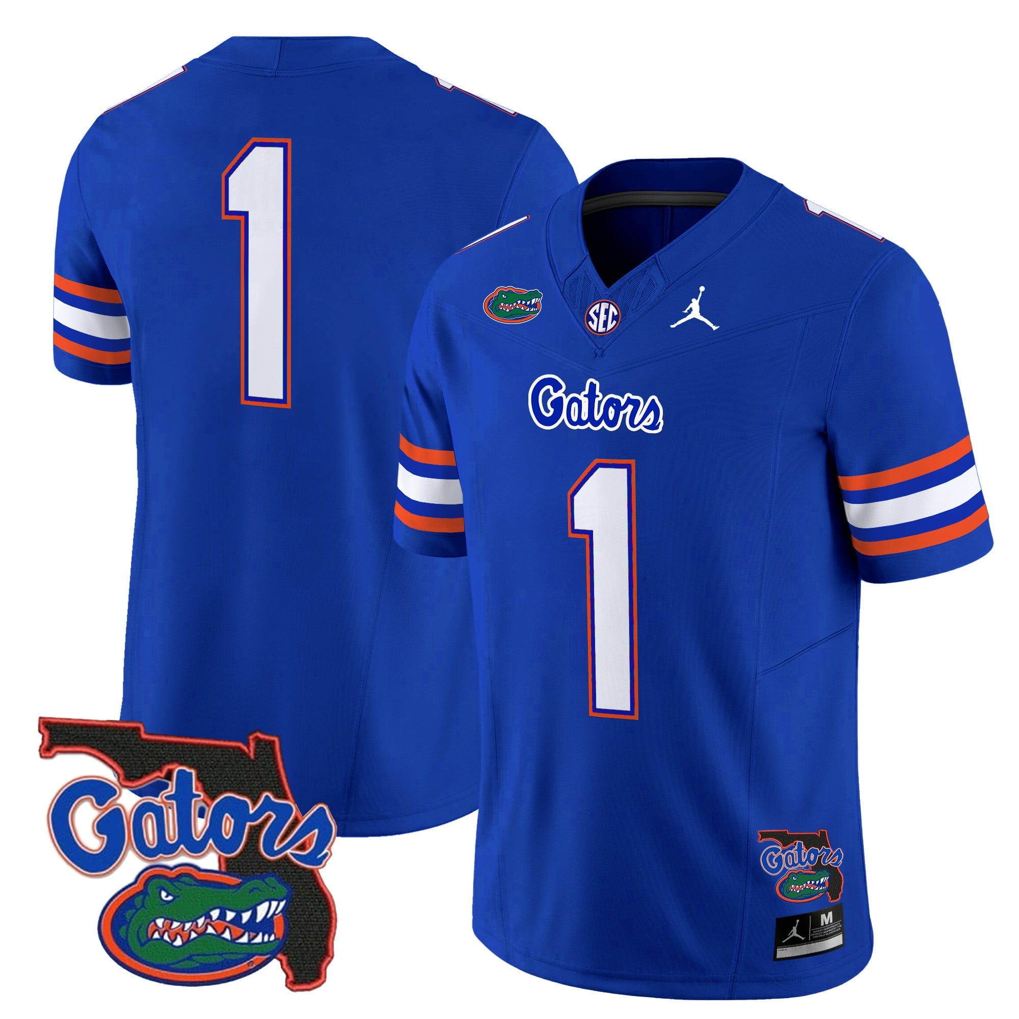 Men's Florida Gators 2024 Florida Patch Vapor Limited Jersey - All Stitched