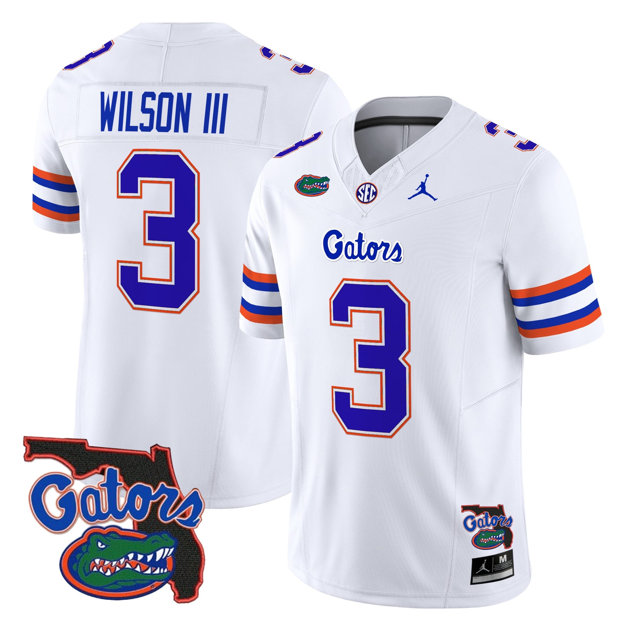 Men's Florida Gators 2024 Florida Patch Vapor Limited Jersey - All Stitched