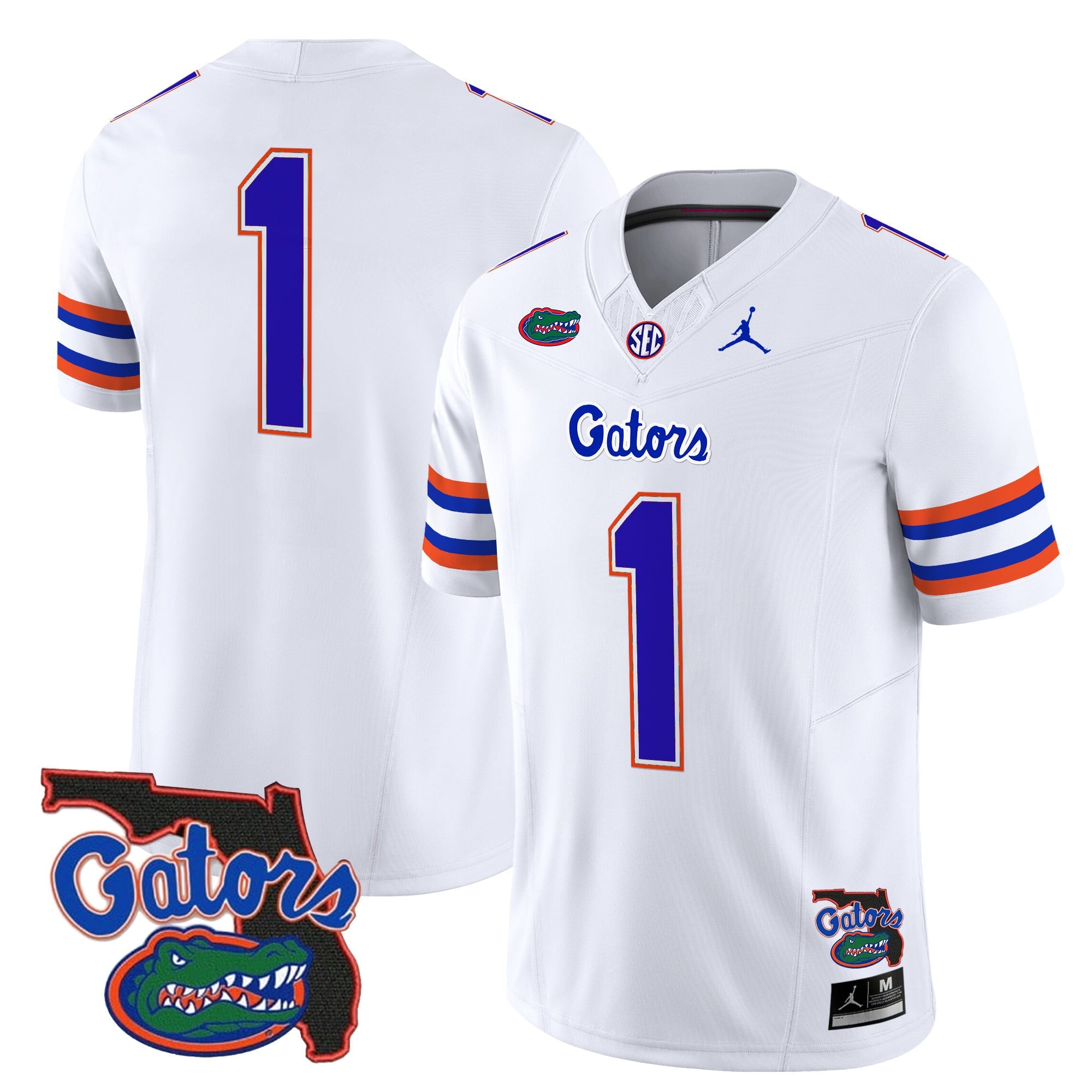 Men's Florida Gators 2024 Florida Patch Vapor Limited Jersey - All Stitched