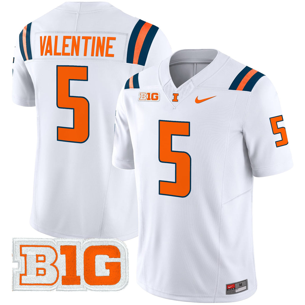 Men's Illinois Fighting Illini 2024 Vapor Limited Jersey - All Stitched