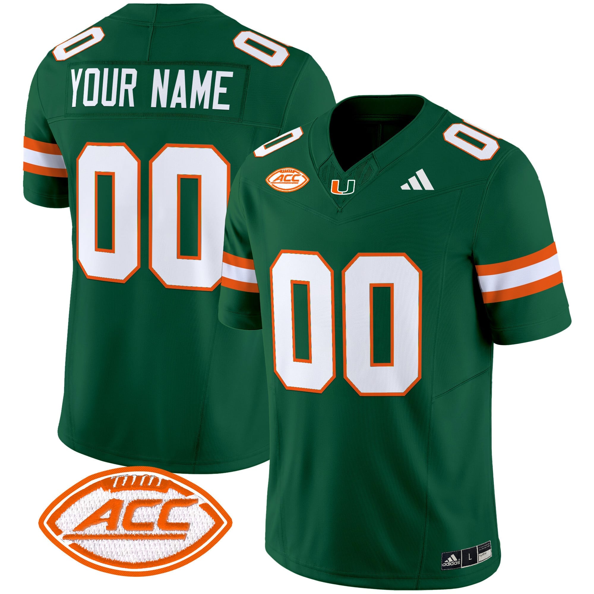 Miami Hurricanes 2024 Vapor Limited Custom Jersey - All Stitched