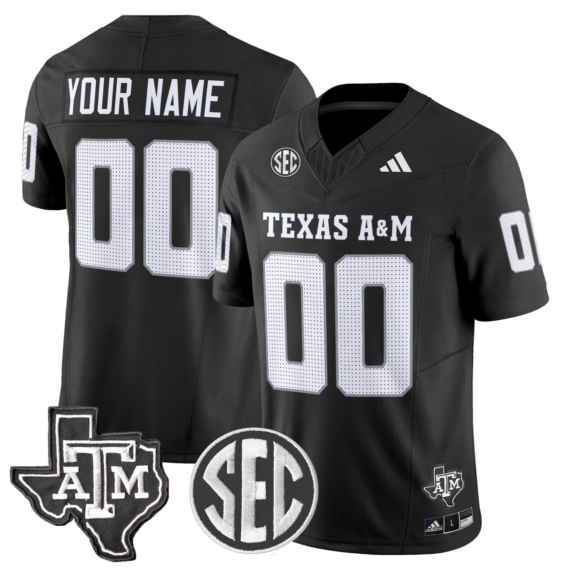 Texas A&M Aggies 2024 Vapor Limited Custom Jersey - All Stitched
