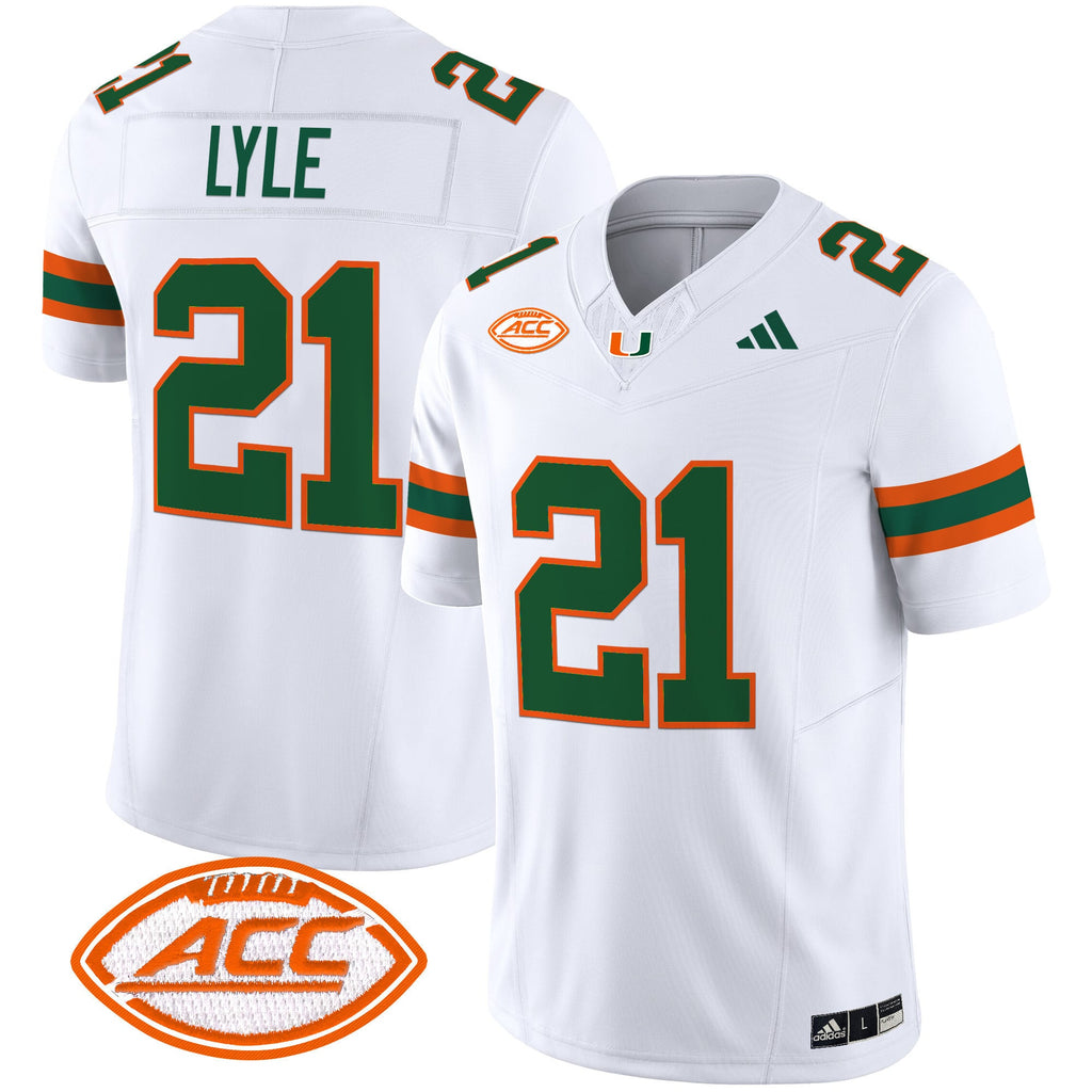 Men's Miami Hurricanes 2024 Vapor Limited Jersey - All Stitched