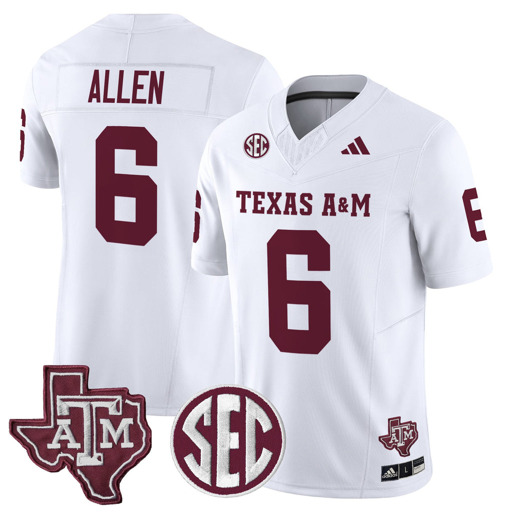 Men's Texas A&M Aggies 2024 Vapor Limited Jersey - All Stitched
