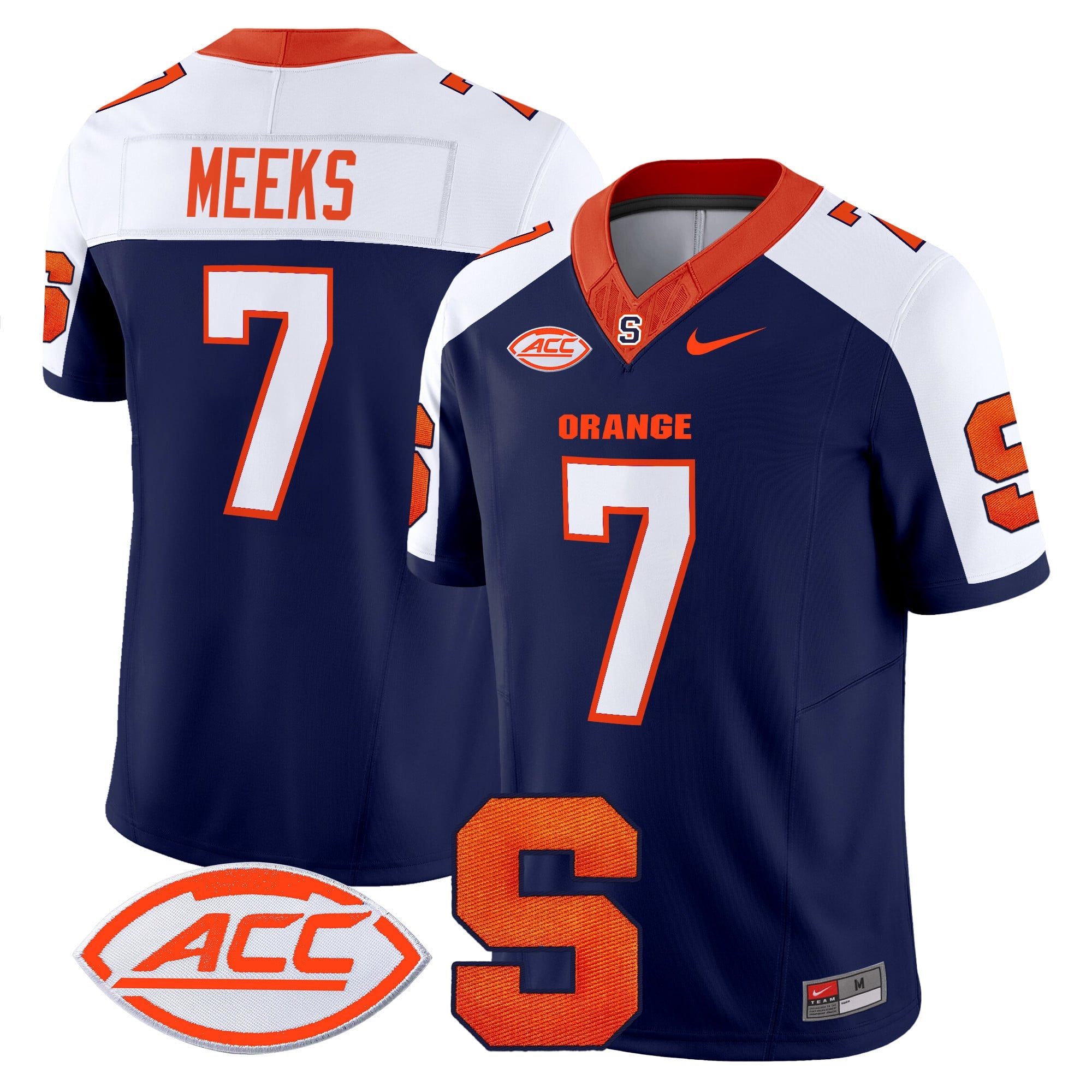 Men's Syracuse Orange 2024 Vapor Limited Jersey - All stitched