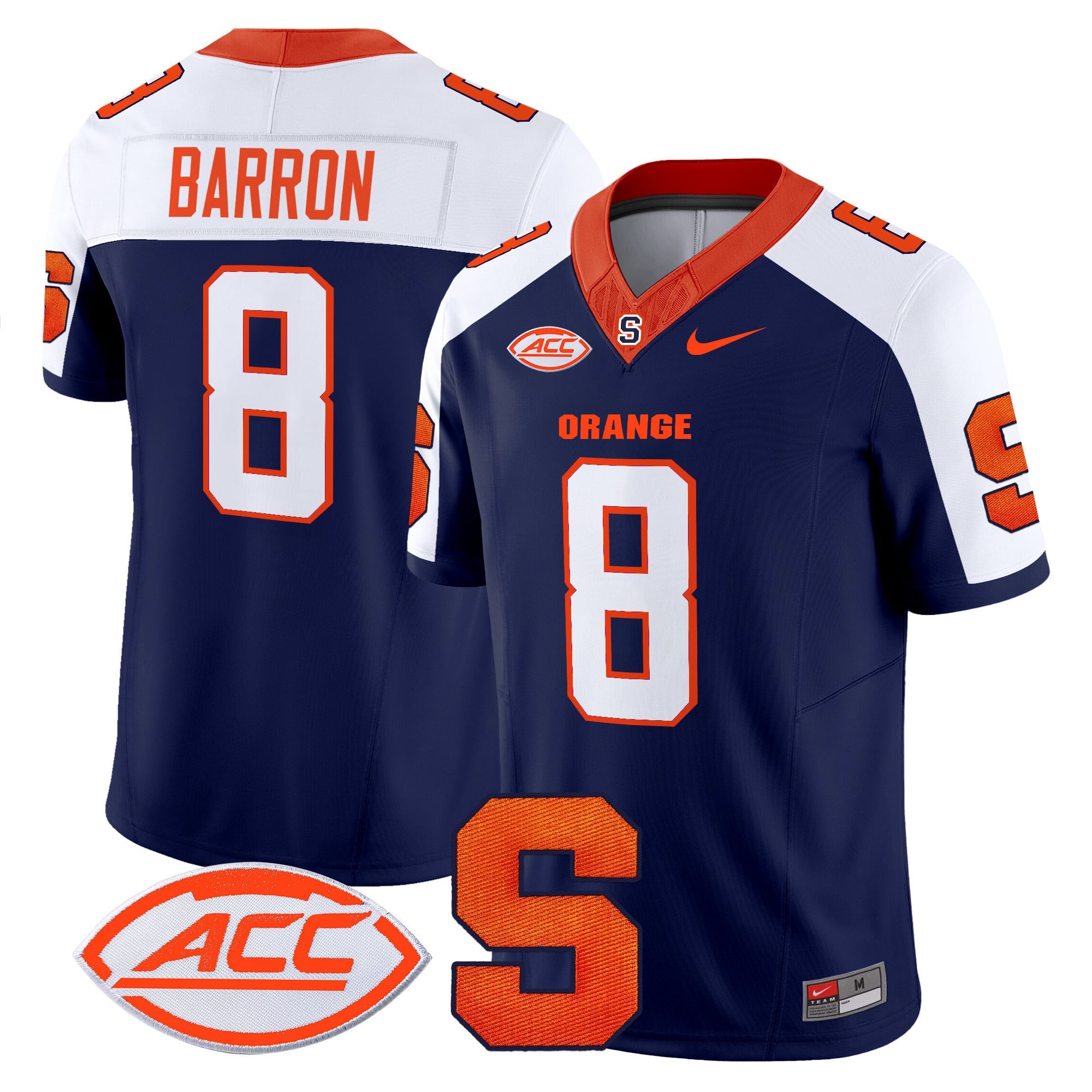 Men's Syracuse Orange 2024 Vapor Limited Jersey - All stitched