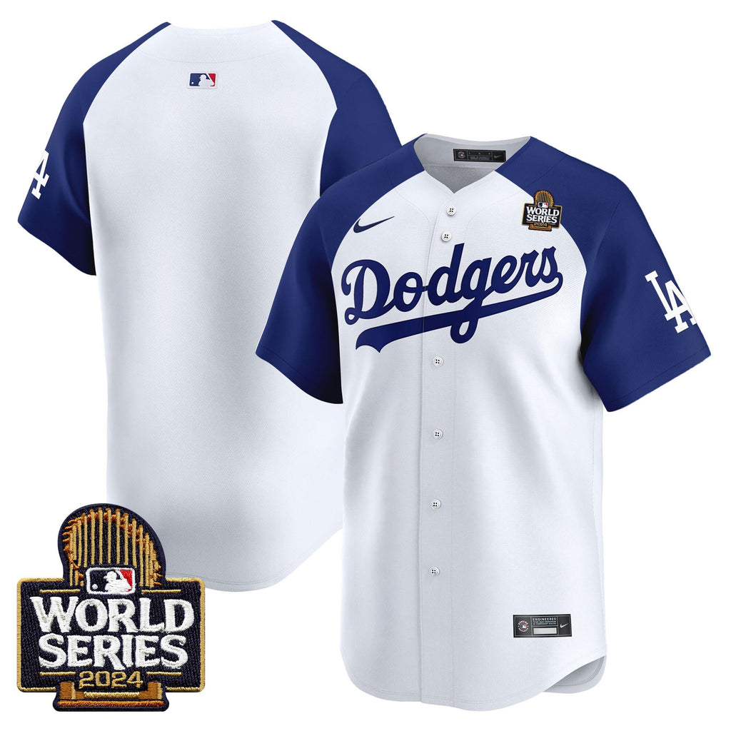 Men's Dodgers 2024 World Series Vapor Premier Limited Jersey V2 - All Stitched