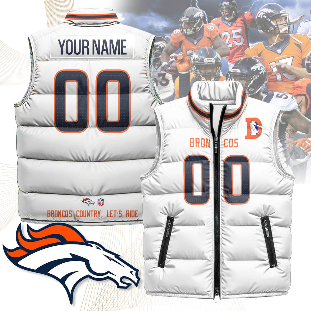 Denver Broncos Unisex Puffer Vest