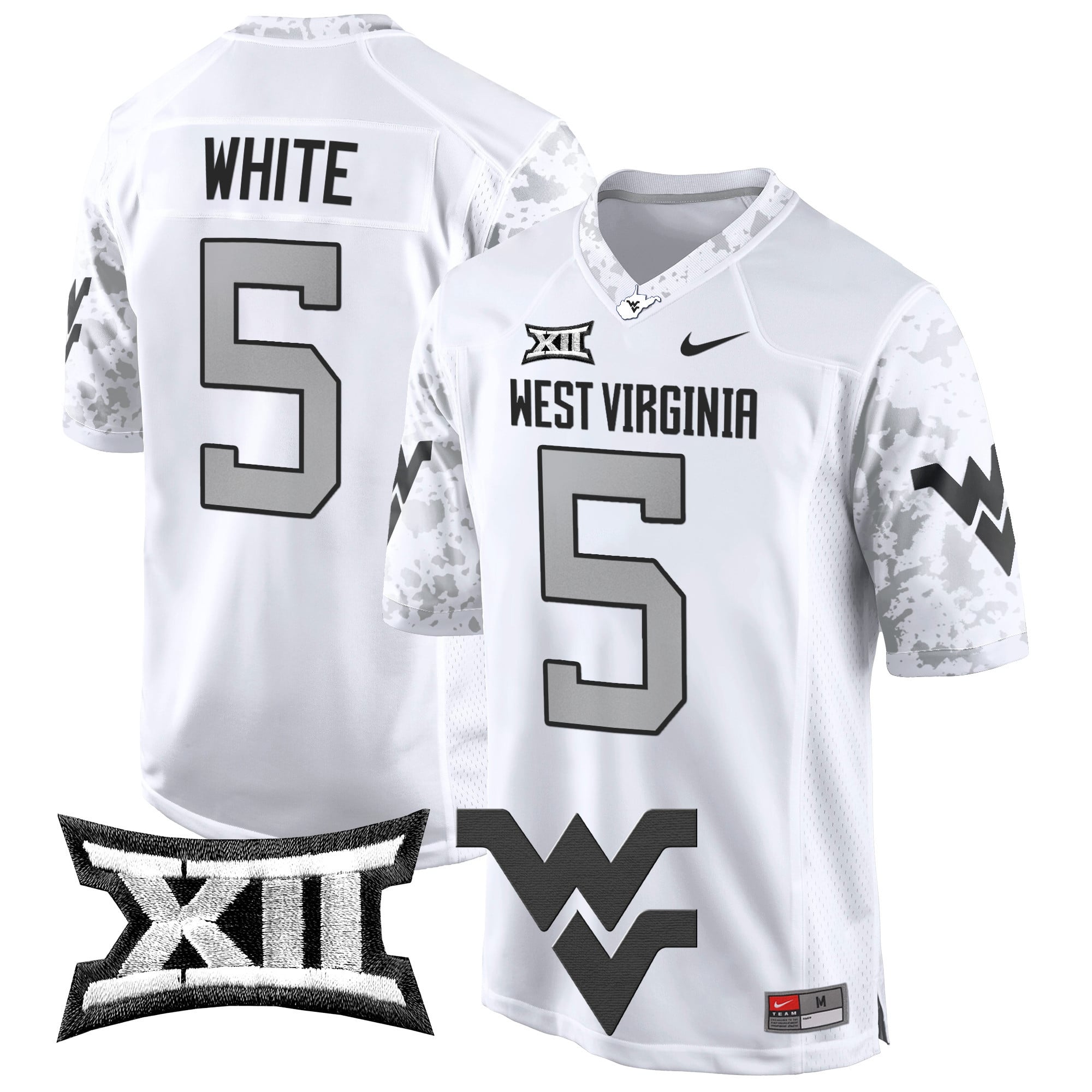 Men's West Virginia Mountaineers 2024 Game Jersey - All Stitched