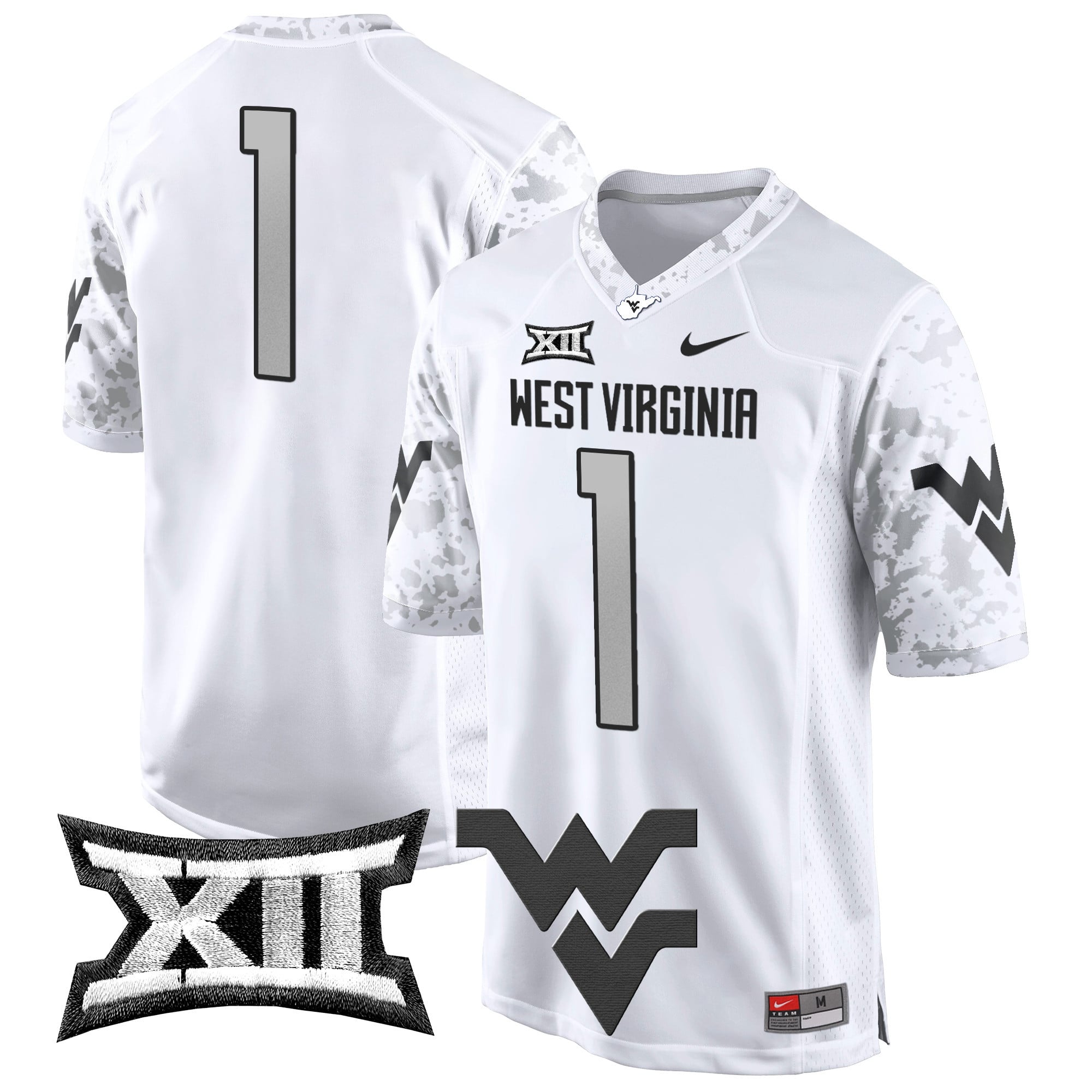 Men's West Virginia Mountaineers 2024 Game Jersey - All Stitched