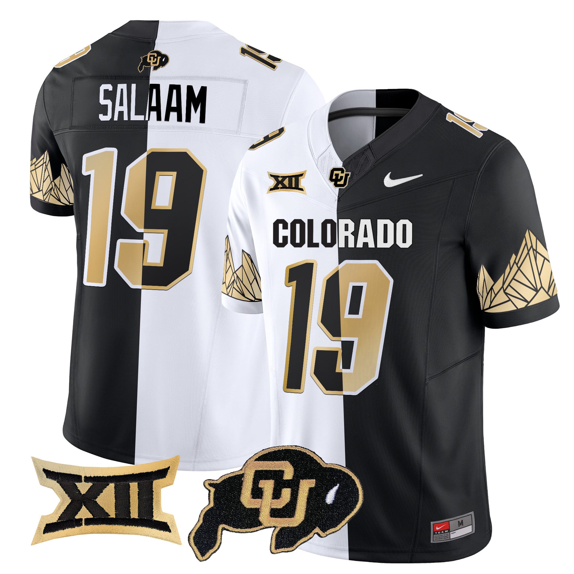 Men's Colorado Buffaloes Vapor Limited Jersey V4 - Big 12 XII Patch - All Stitched