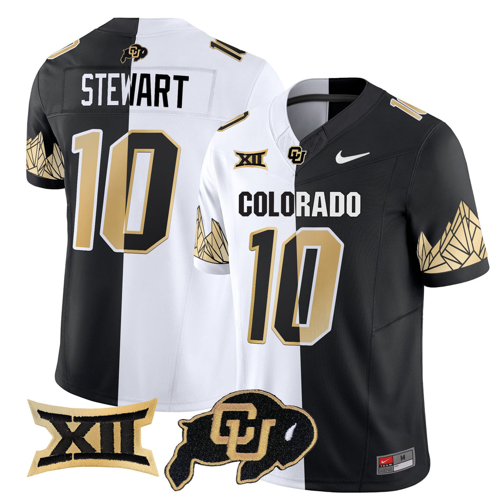 Men's Colorado Buffaloes Vapor Limited Jersey V4 - Big 12 XII Patch - All Stitched