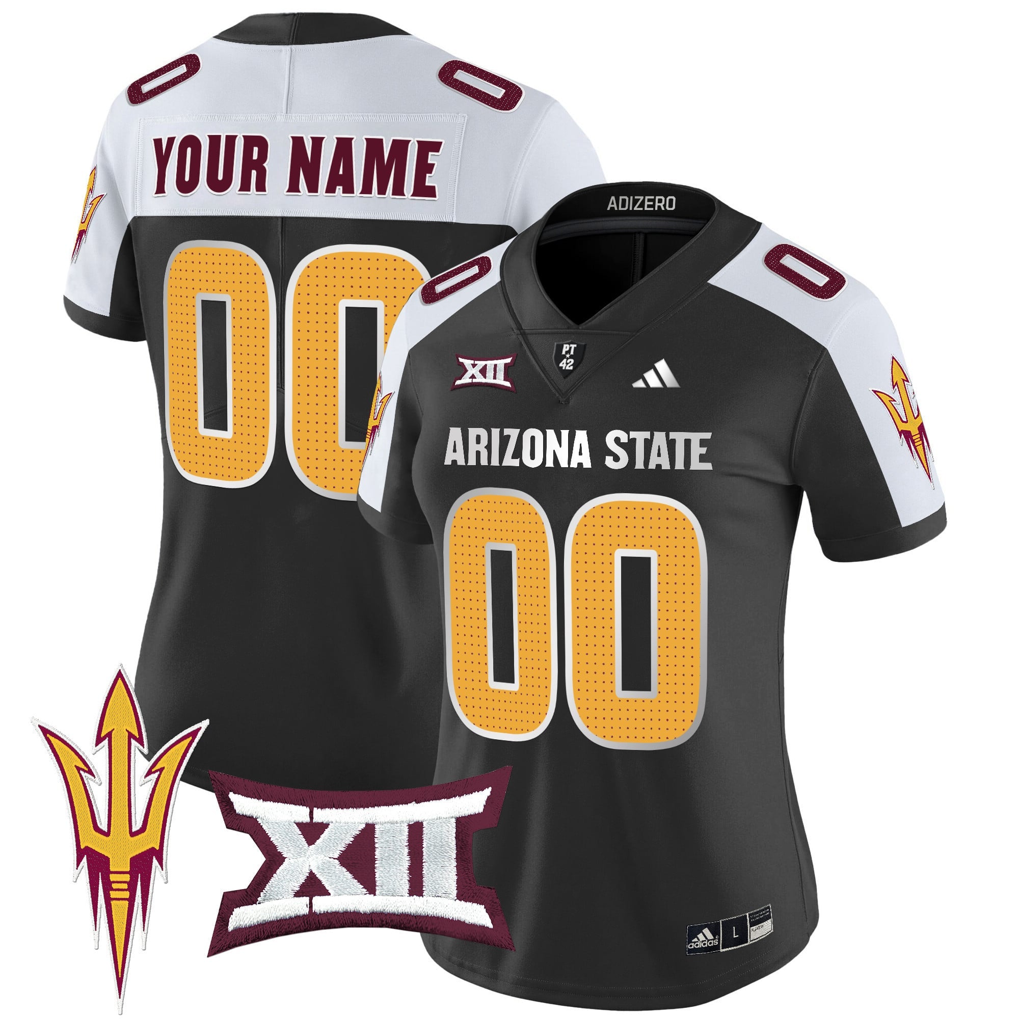 Arizona State Sun Devils 2024 Vapor Limited Custom Jersey V2 - All Stitched