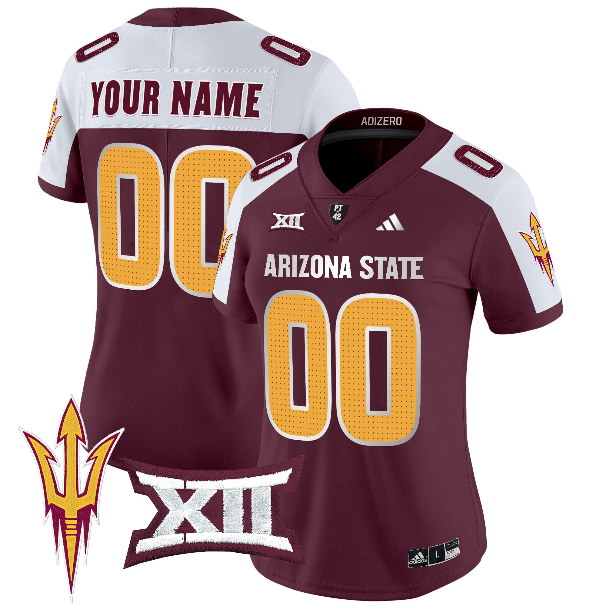 Arizona State Sun Devils 2024 Vapor Limited Custom Jersey V2 - All Stitched