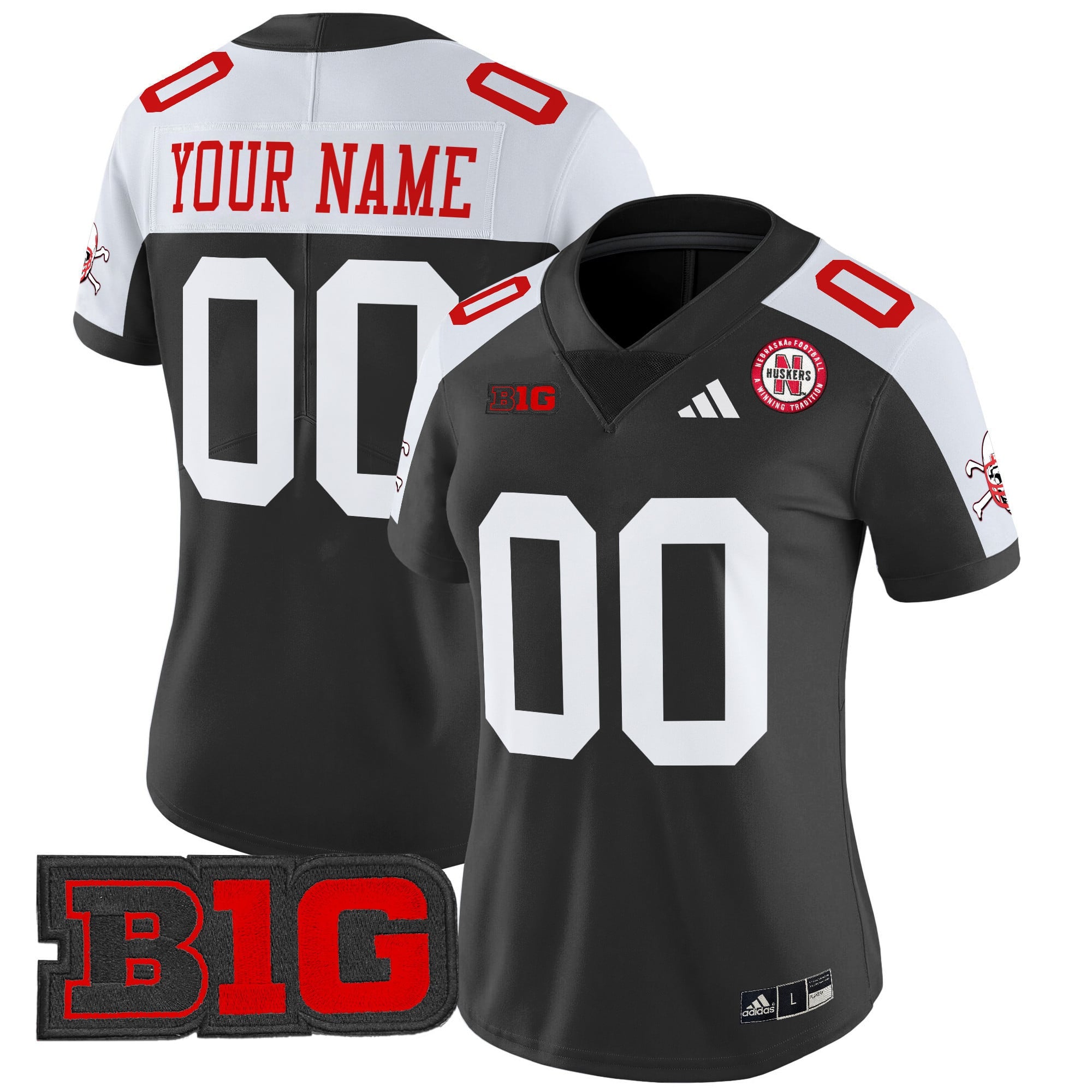 Nebraska Cornhuskers 2024 Vapor Limited Custom Jersey V2 - All Stitched