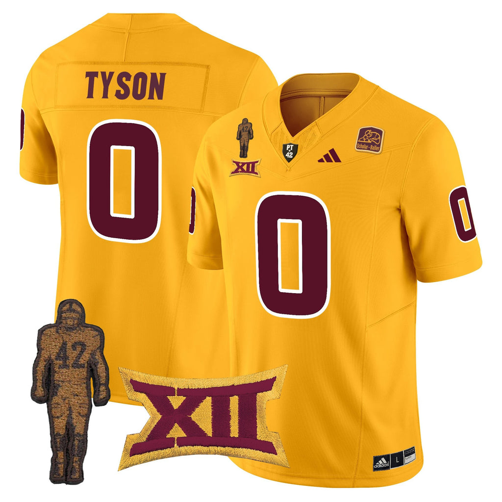 Men's Arizona State Sun Devils 2024 Pat Tillman Honoring Patch Vapor Limited Jersey - All Stitched