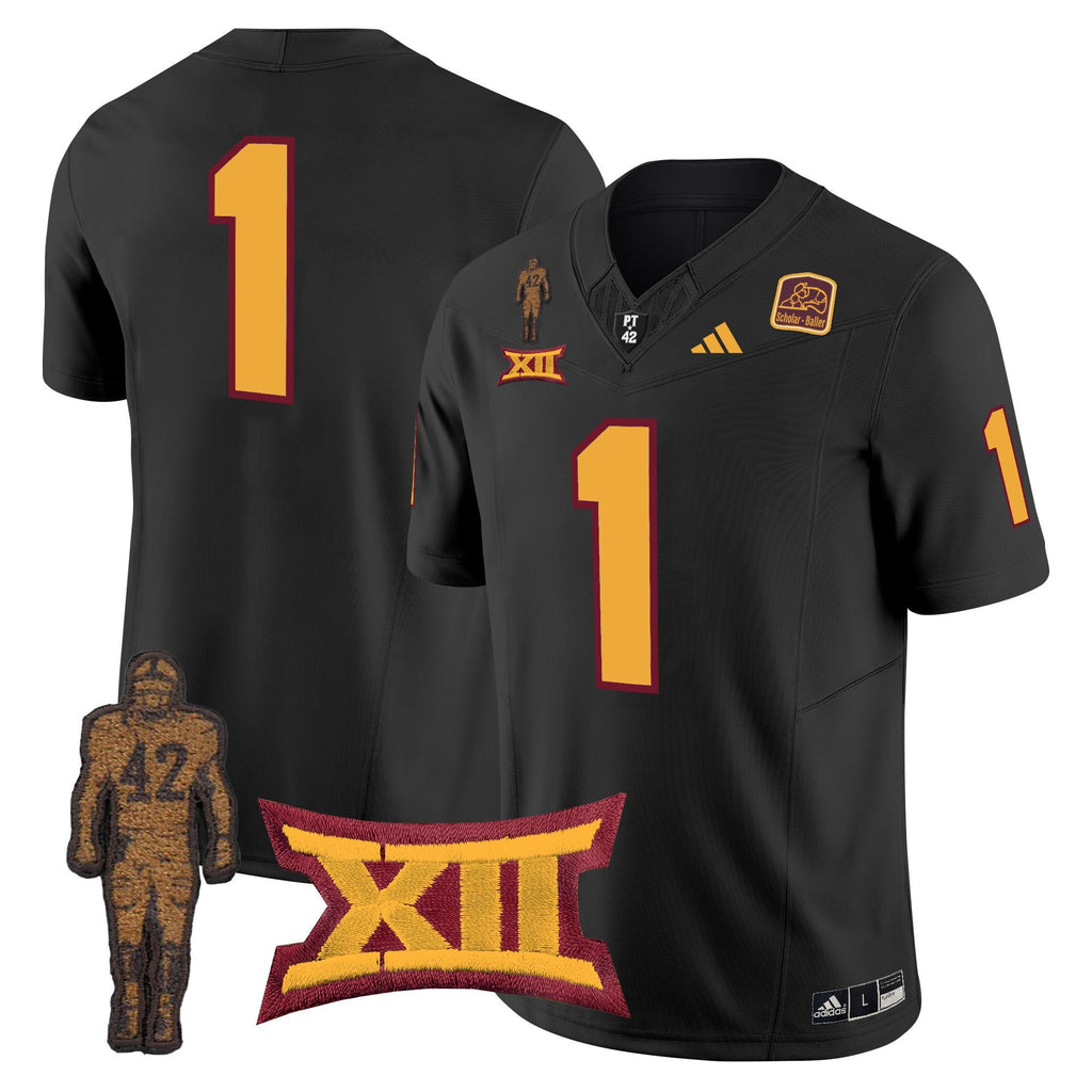 Men's Arizona State Sun Devils 2024 Pat Tillman Honoring Patch Vapor Limited Jersey - All Stitched