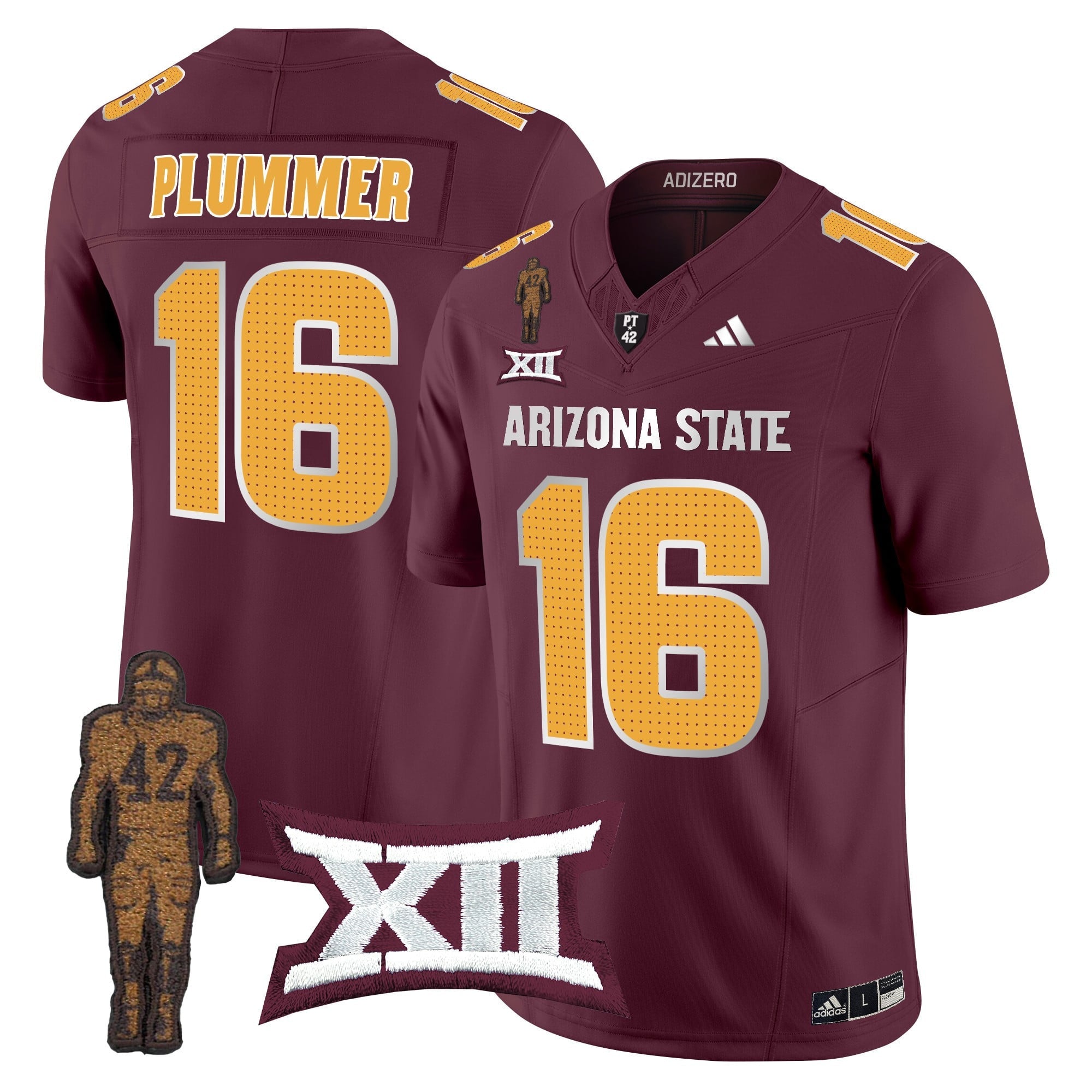 Men's Arizona State Sun Devils 2024 Pat Tillman Honoring Patch Vapor Limited Jersey V2 - All Stitched