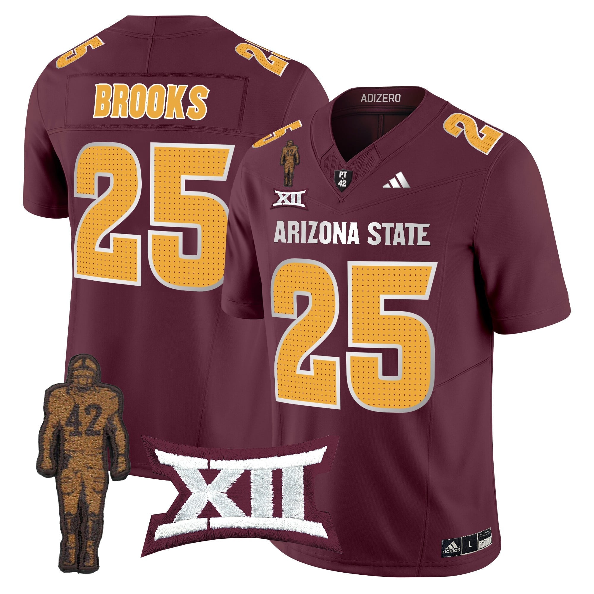 Men's Arizona State Sun Devils 2024 Pat Tillman Honoring Patch Vapor Limited Jersey V2 - All Stitched