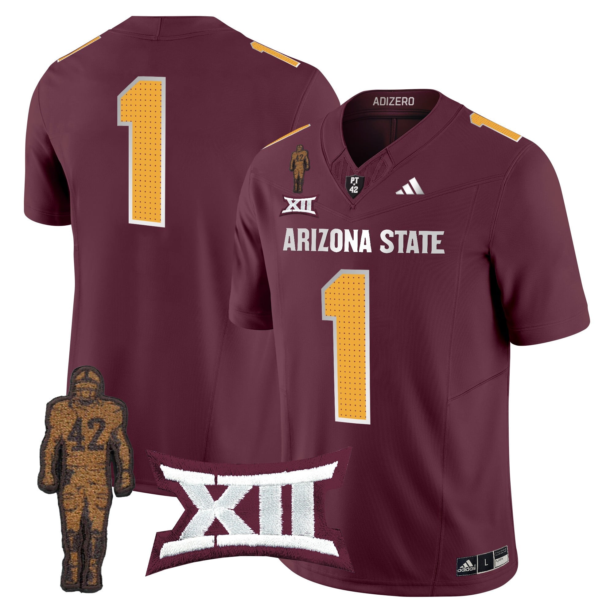 Men's Arizona State Sun Devils 2024 Pat Tillman Honoring Patch Vapor Limited Jersey V2 - All Stitched