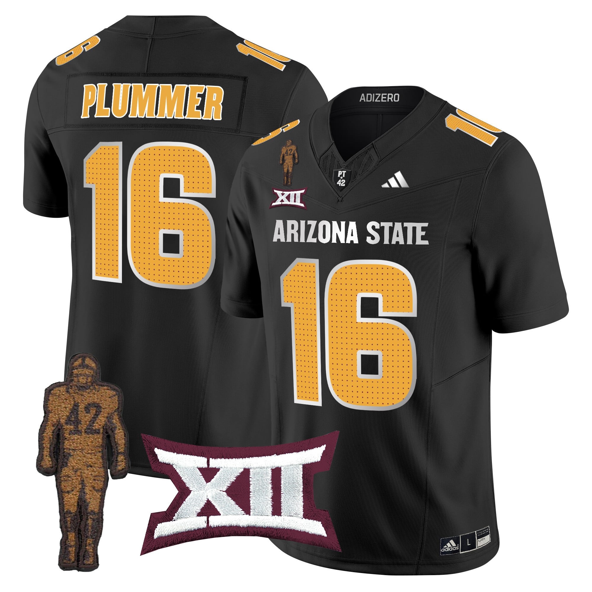 Men's Arizona State Sun Devils 2024 Pat Tillman Honoring Patch Vapor Limited Jersey V2 - All Stitched