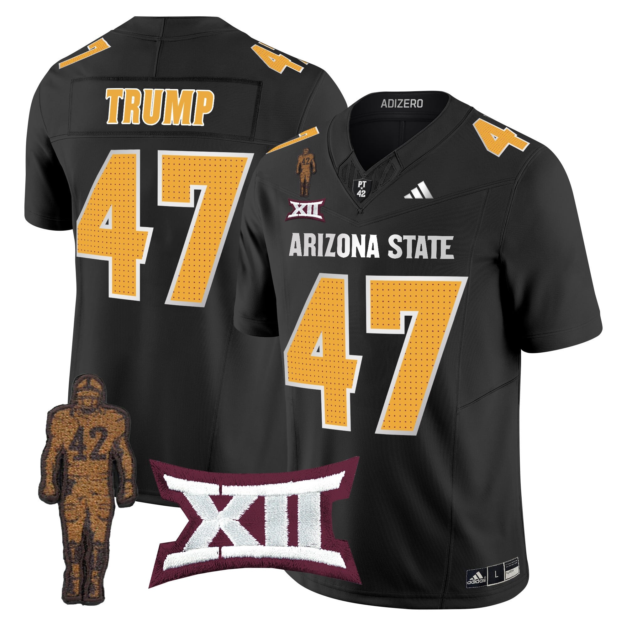 Men's Arizona State Sun Devils 2024 Pat Tillman Honoring Patch Vapor Limited Jersey V2 - All Stitched