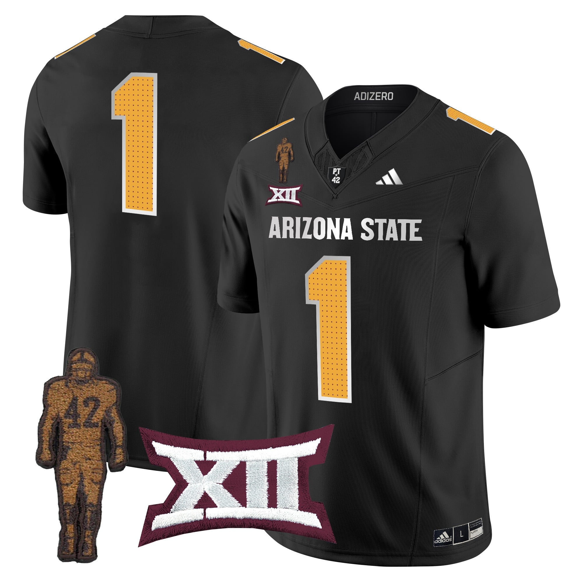 Men's Arizona State Sun Devils 2024 Pat Tillman Honoring Patch Vapor Limited Jersey V2 - All Stitched