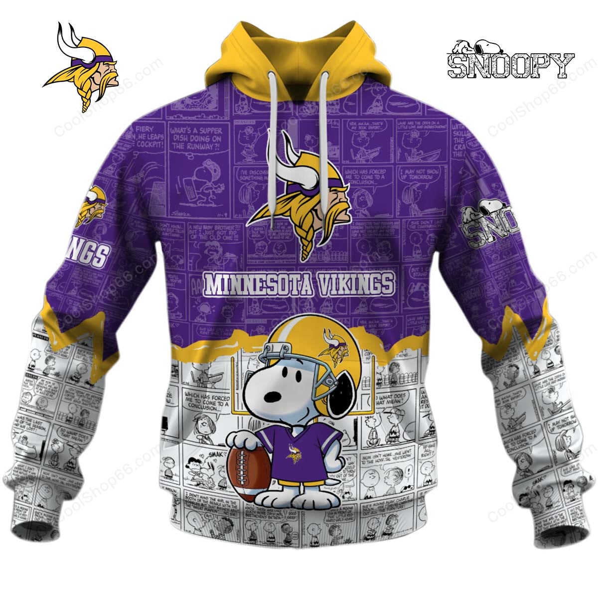 Minnesota Vikings Snoopy Design