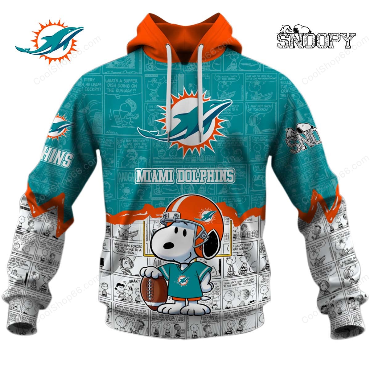 Miami Dolphins Snoopy Design